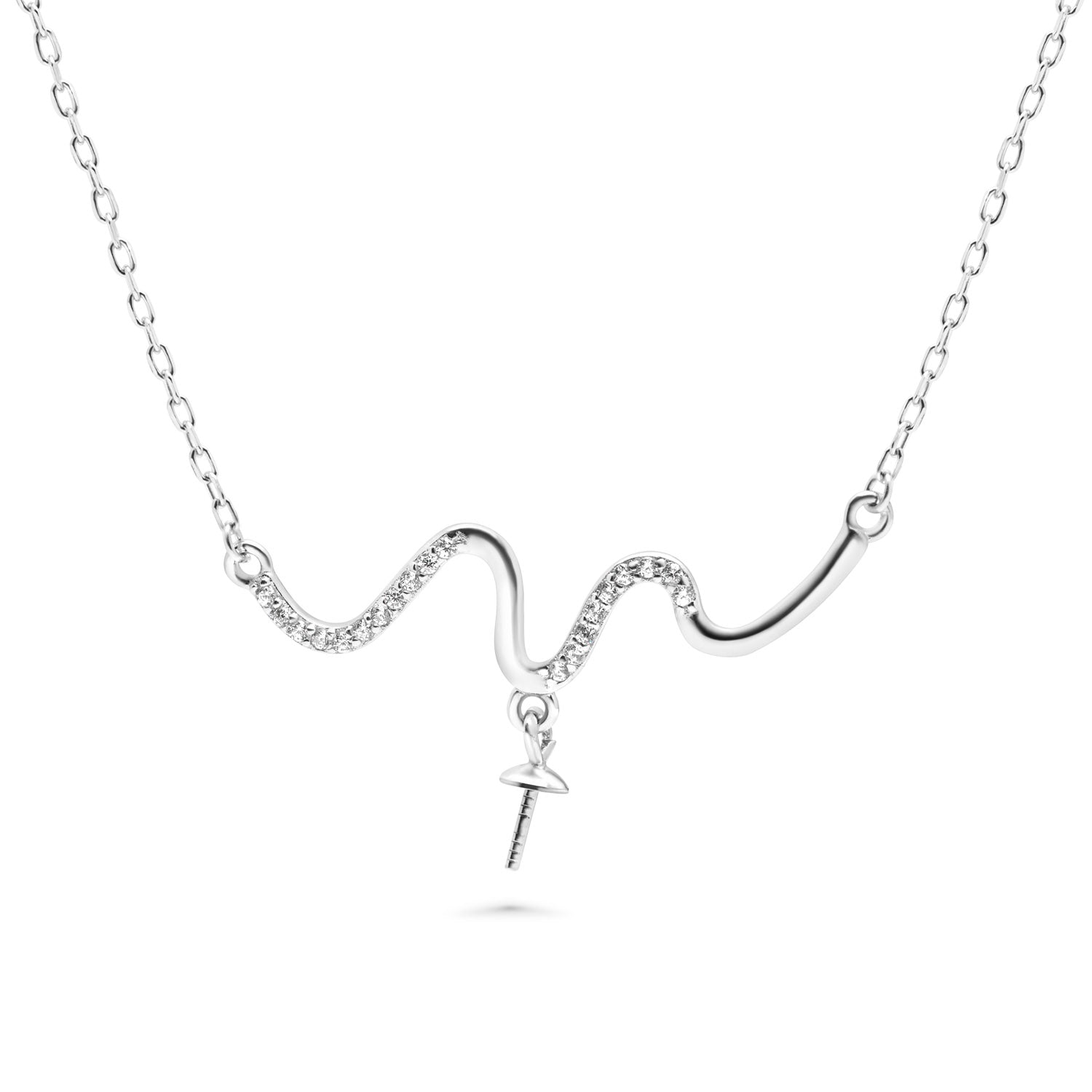 Pendant Chain 925 Silver for pearl SC310