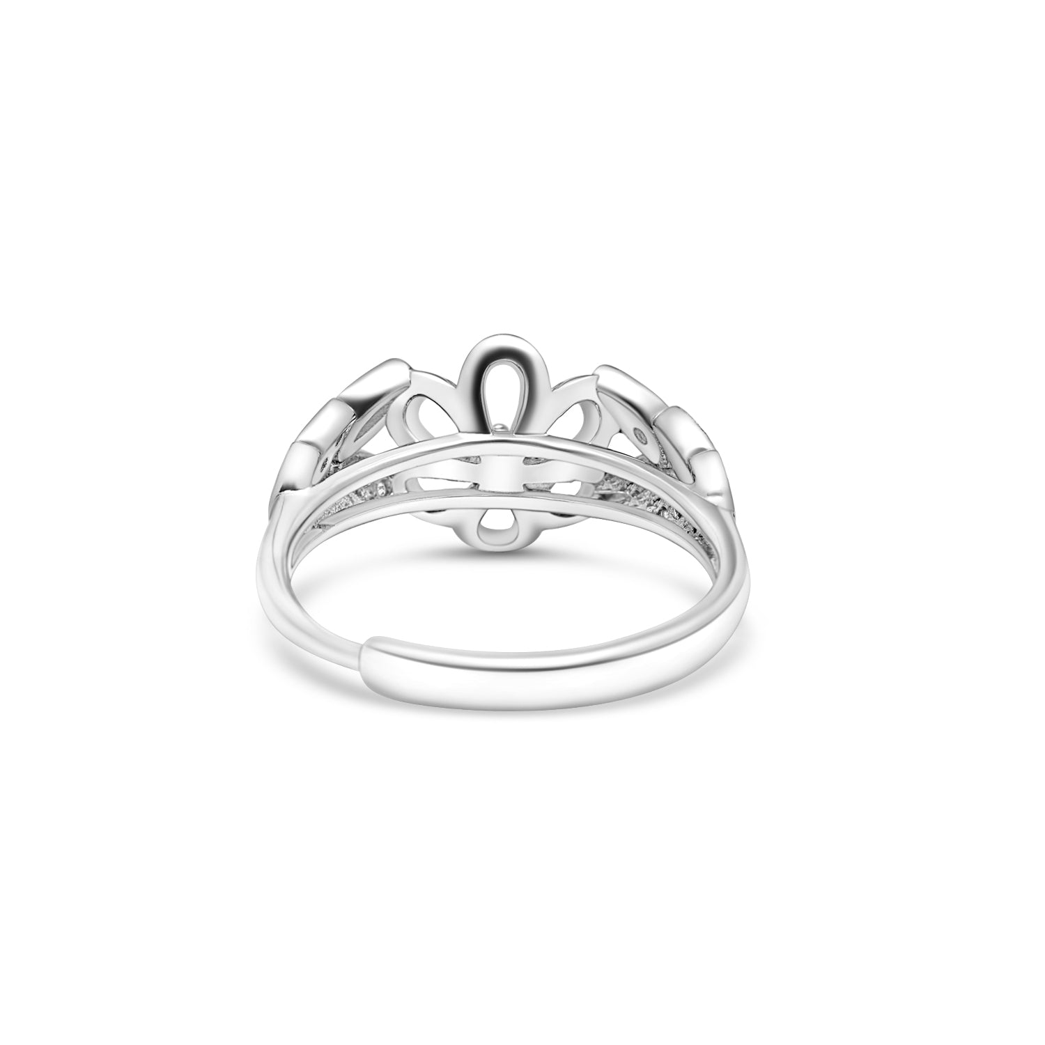 Adjustable Ring 925 Silver for pearl SC434