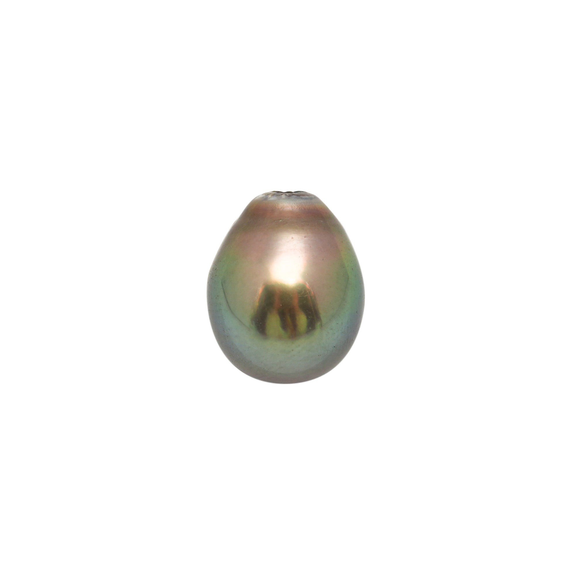 1pcs "High Luster" Green 10.5mm - SB AAA Quality Tahitian Pearl Single LP2249 OR12