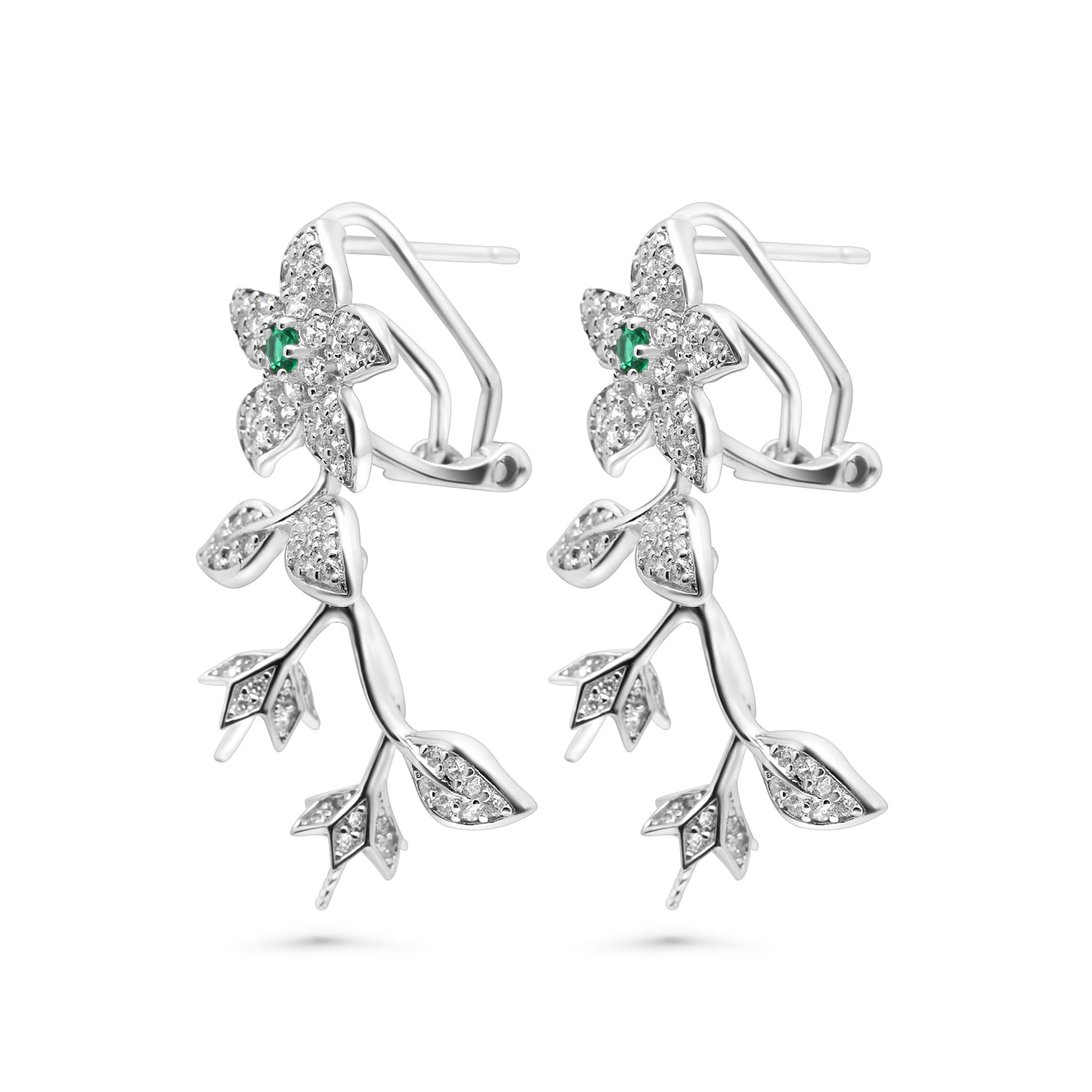 Dangle Earring Bails 925 Silver for Pearl SC285