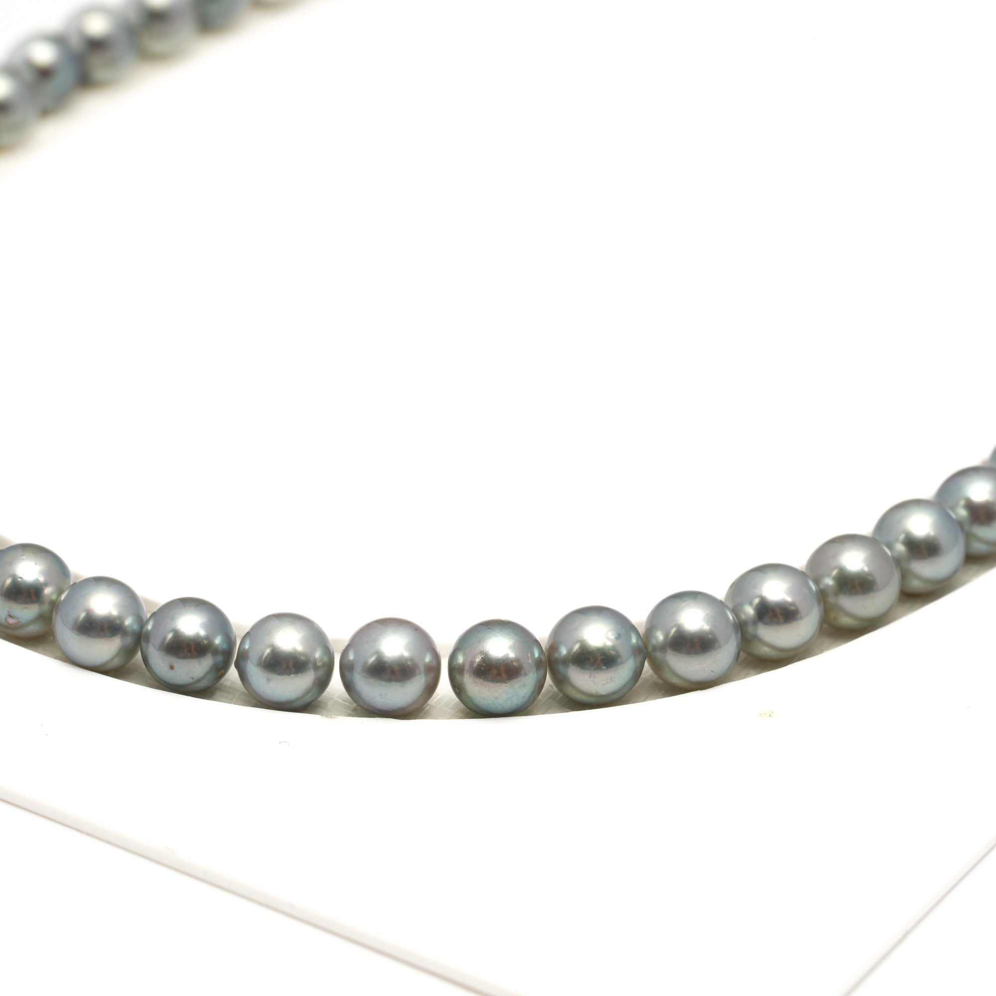 52pcs Akoya Pearl "High Luster" Silver Mix 7.2-7.7mm - SR/NR AAA/AA Quality Necklace AKNL1754 CMA1