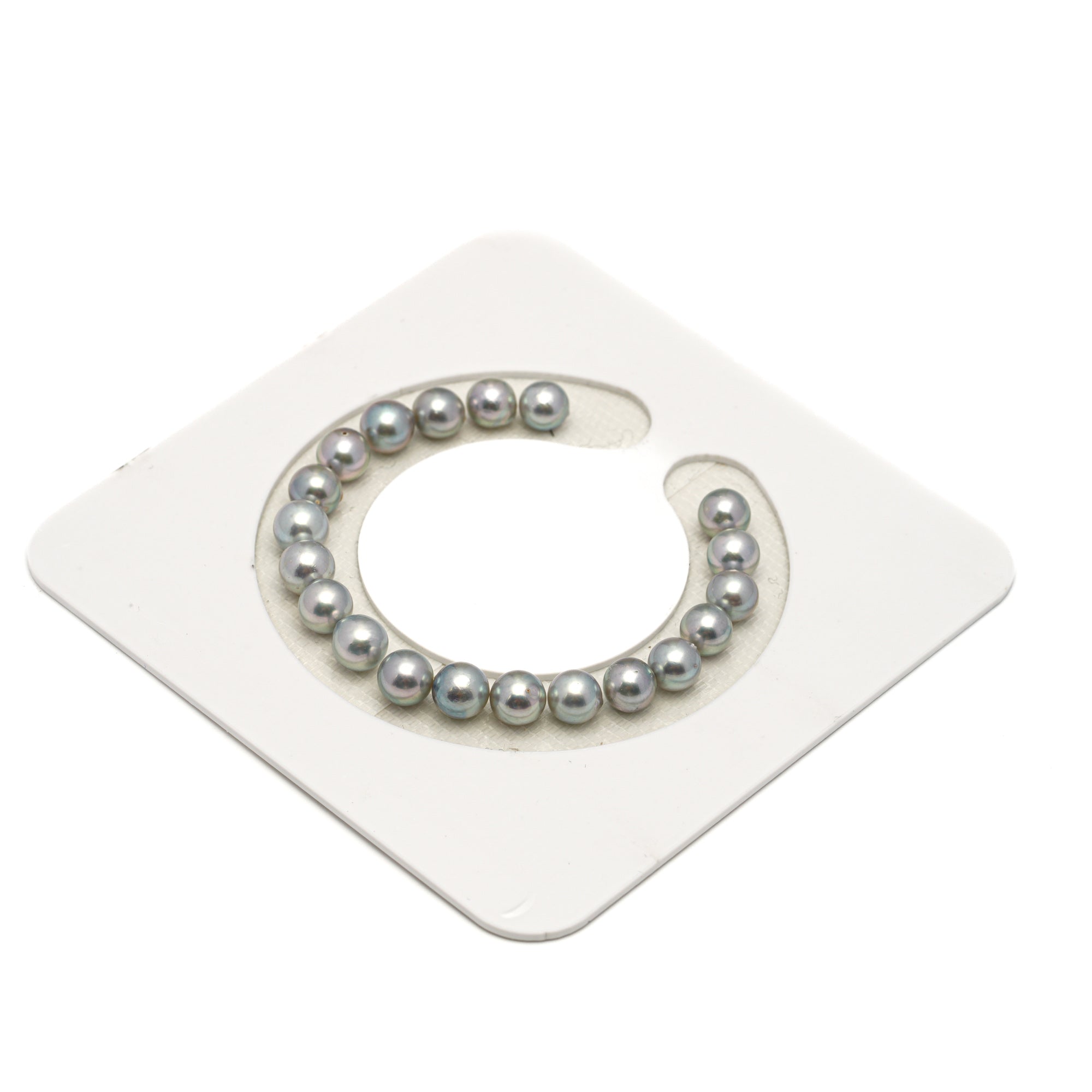 20pcs Akoya Pearl Silver Mix 7-7.4mm - SR/NR A/AA Quality Bracelet AKBR2421 CMA1