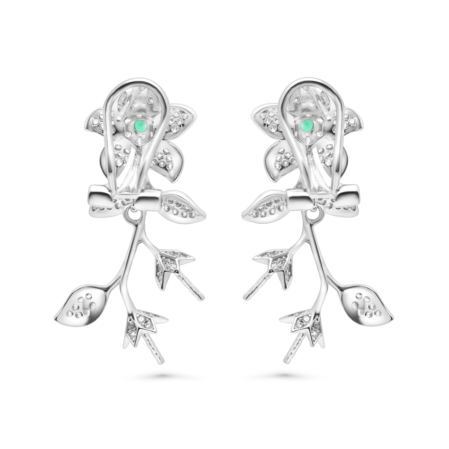 Dangle Earring Bails 925 Silver for Pearl SC285