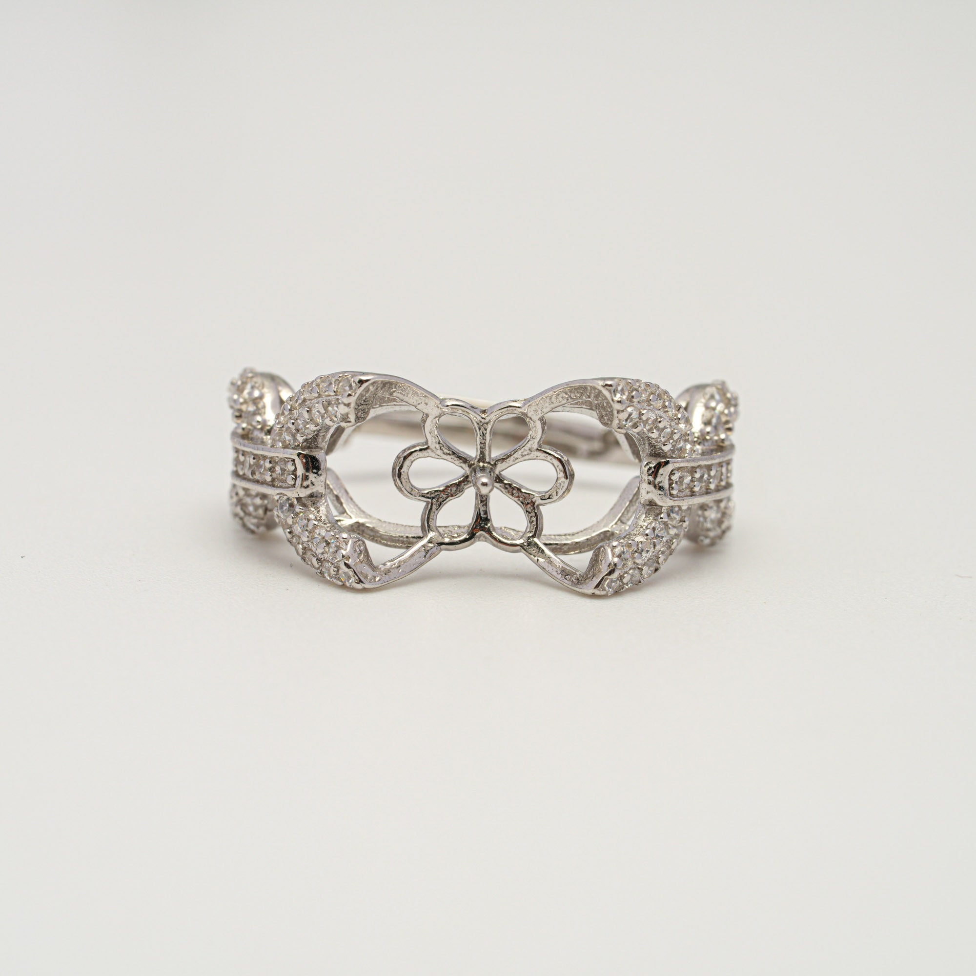 Adjustable Ring 925 Silver for pearl SC493G/SC493