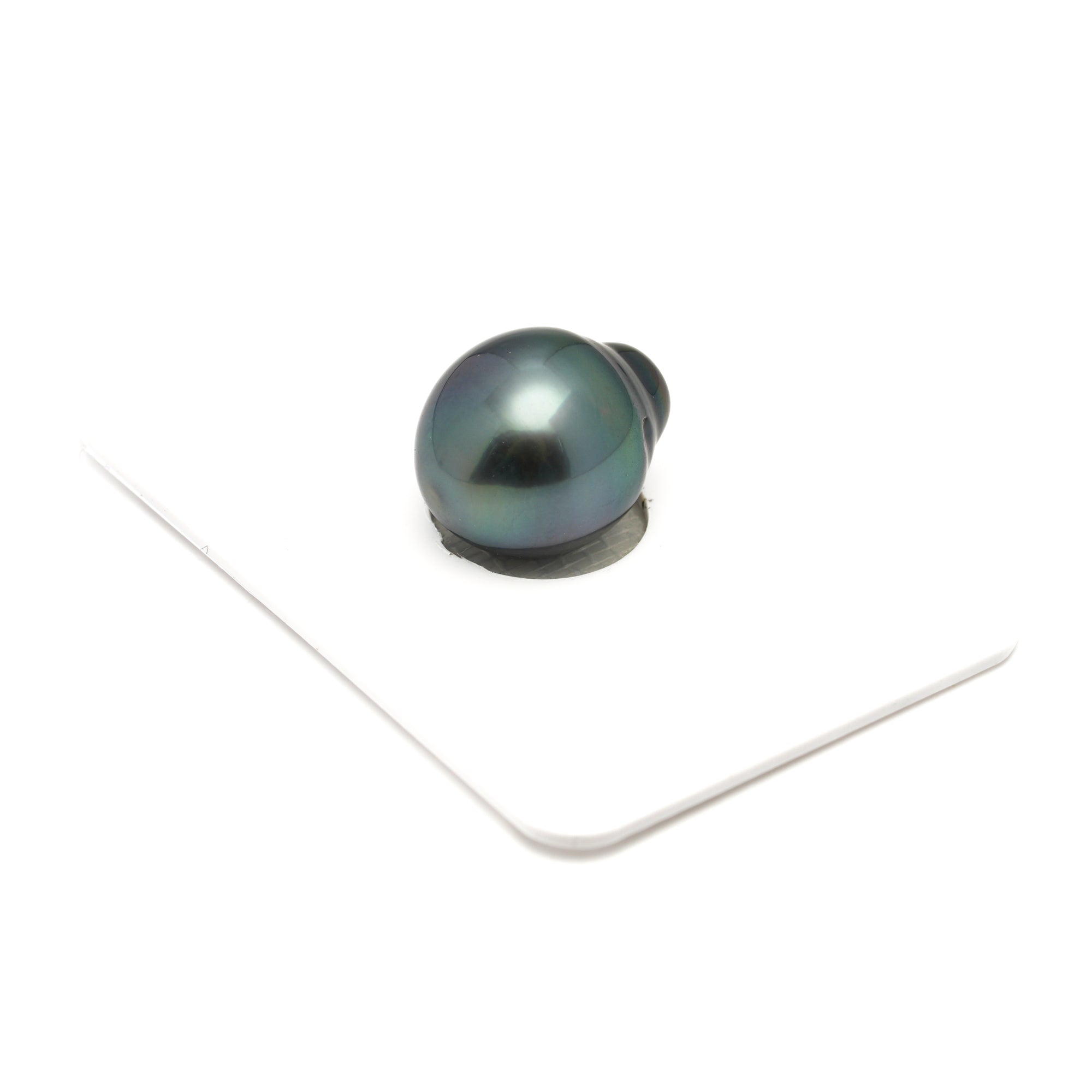 1pcs "High Luster" Blue Green 12.7mm - SB AAA Quality Tahitian Pearl Single LP2413 LP1