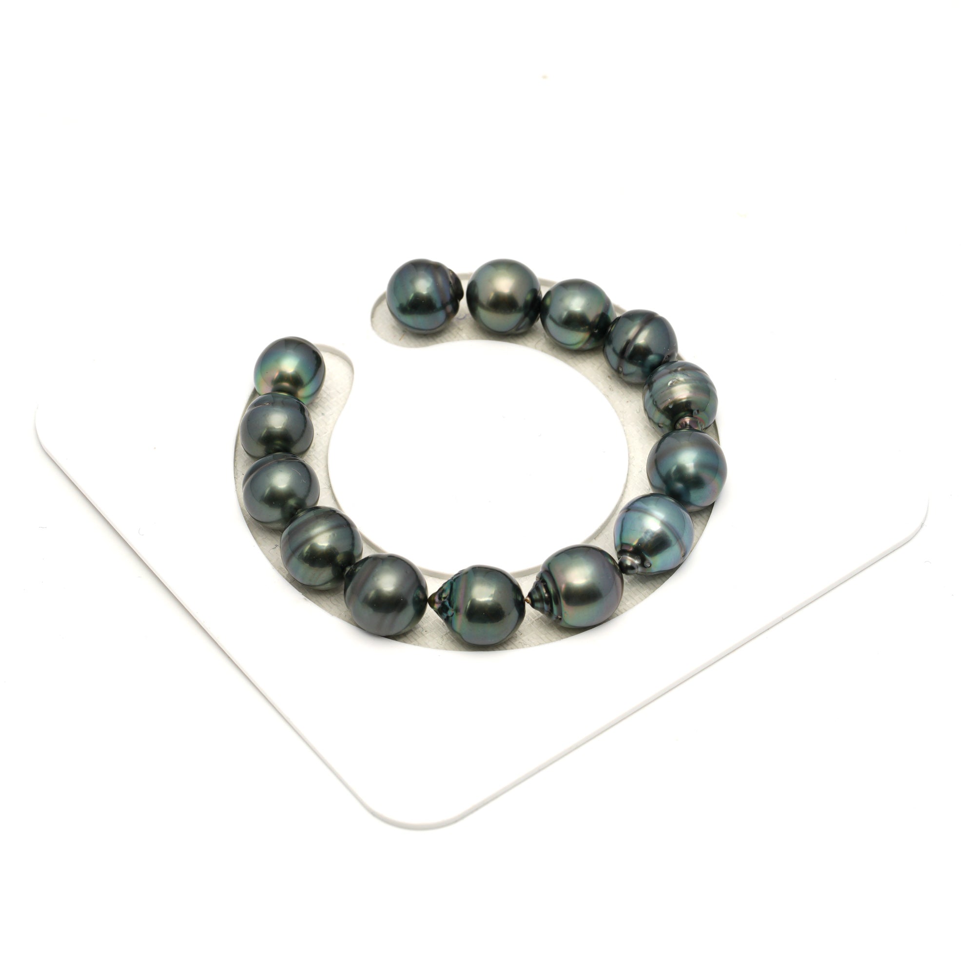 14pcs Mix 10-11mm - CL/SB AAA/AA Quality Tahitian Pearl Bracelet BR2460 LP1