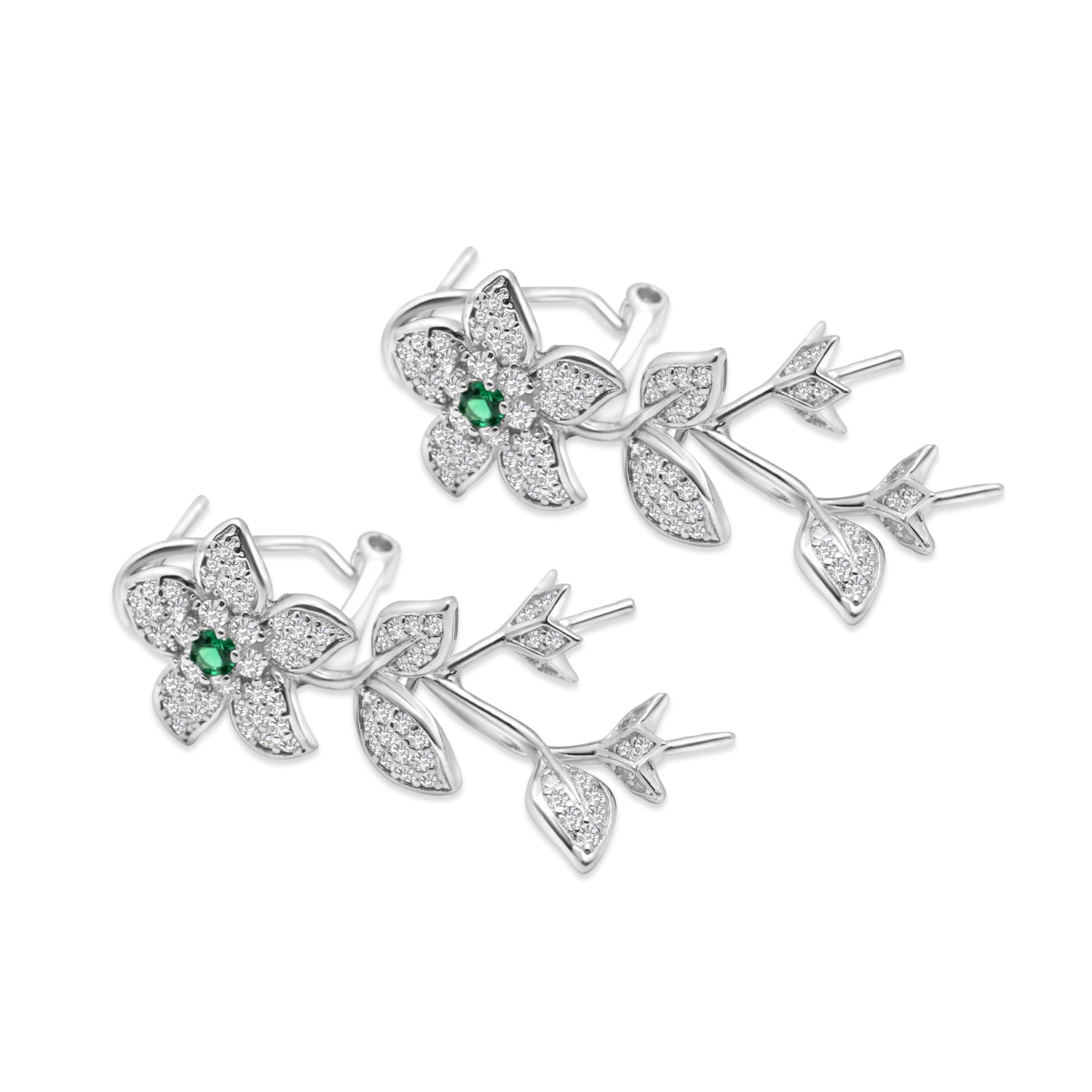 Dangle Earring Bails 925 Silver for Pearl SC285