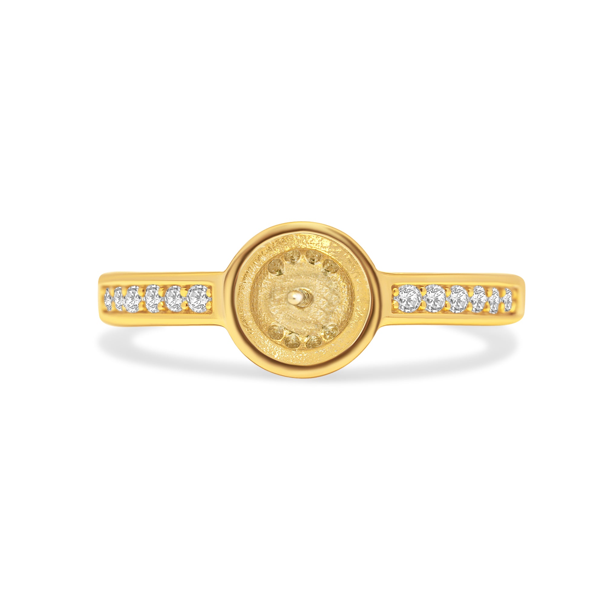 Adjustable Ring 925 Silver for pearl SC525G