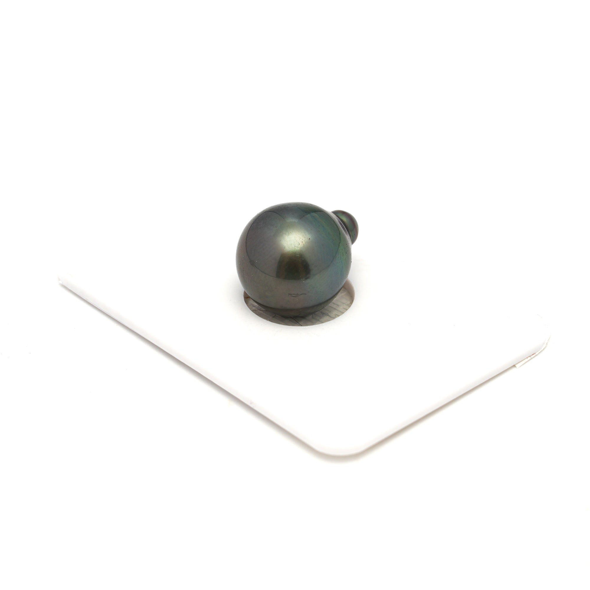 1pcs Green 12.7mm - SB AAA Quality Tahitian Pearl Single LP2365 THMIX3