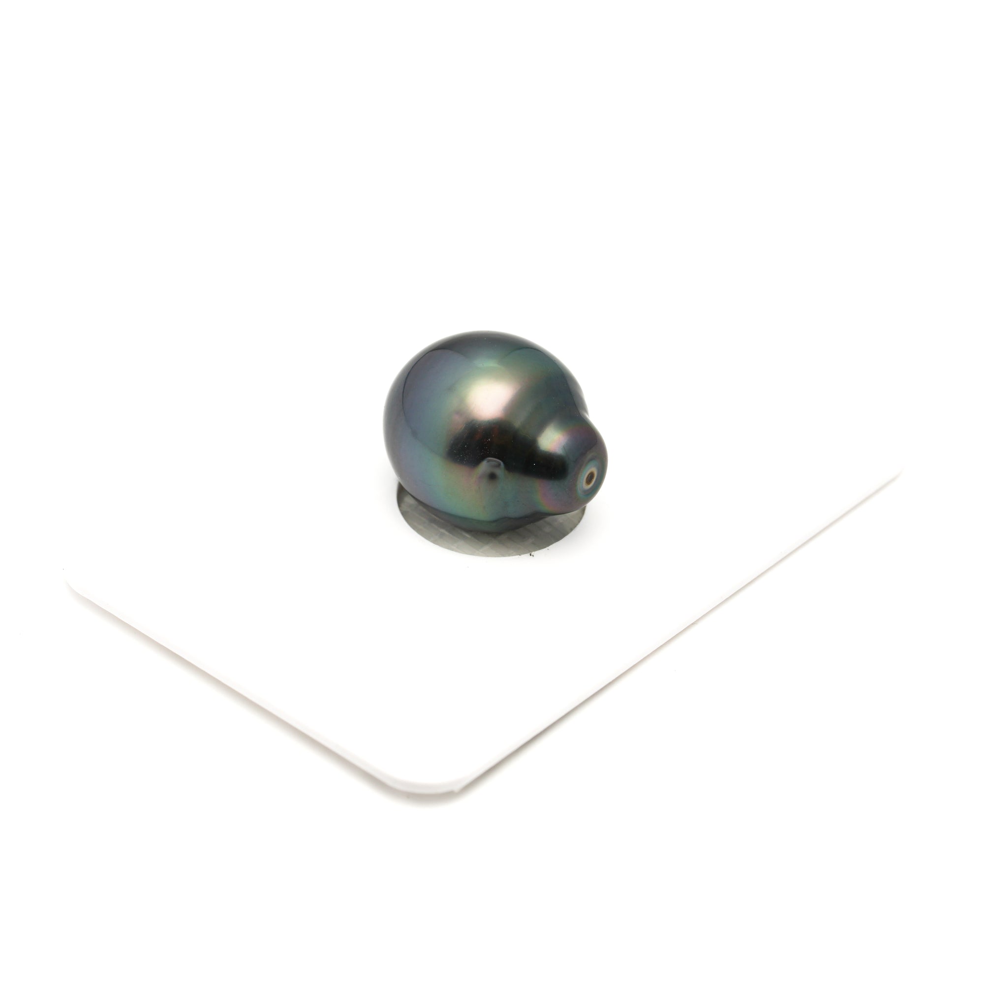 1pcs "High Luster" Blue Green 12.7mm - SB AAA Quality Tahitian Pearl Single LP2413 LP1