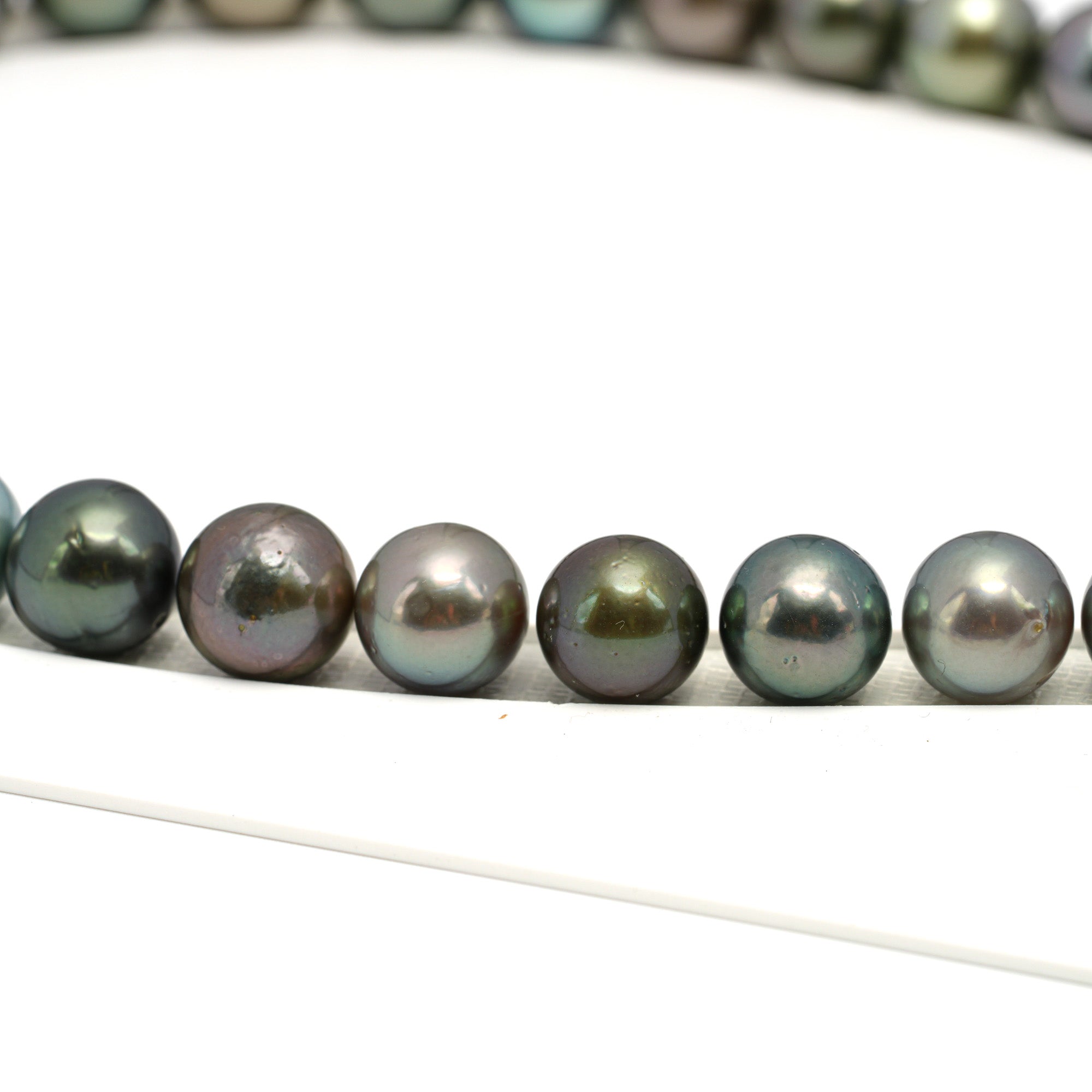 37pcs Multicolor 10-13mm - RSR AAA/AA Quality Tahitian Pearl Necklace NL1667 OR12