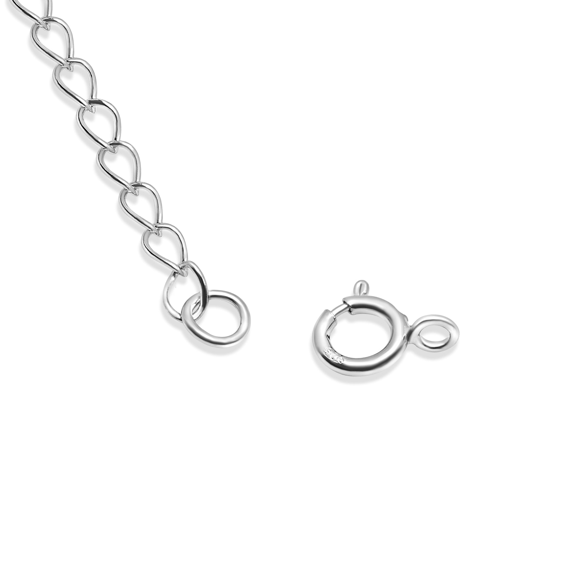 Extender Chain Adjustable 925 Silver for Pearl Necklace or Bracelet SC454