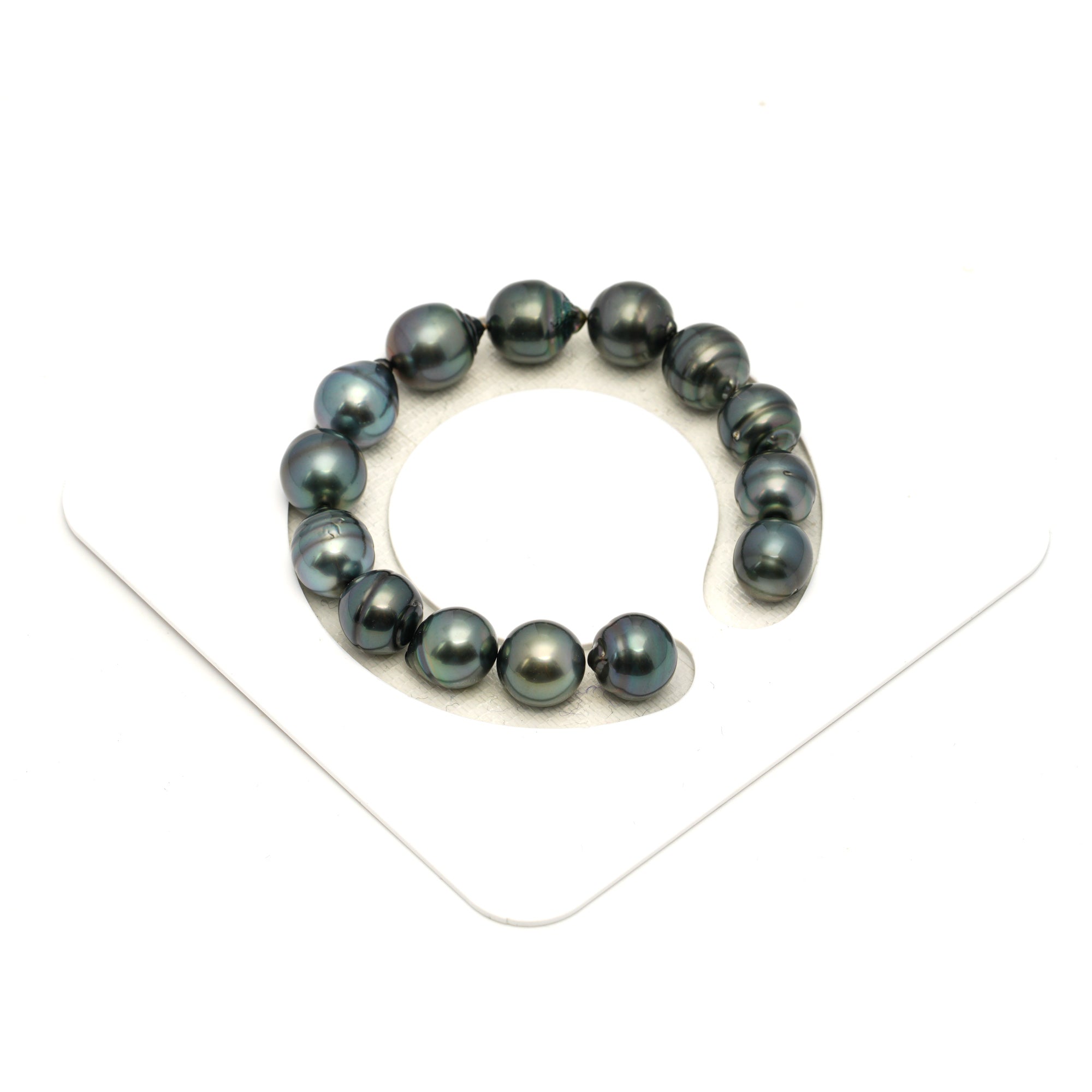 14pcs Mix 10-11mm - CL/SB AAA/AA Quality Tahitian Pearl Bracelet BR2460 LP1