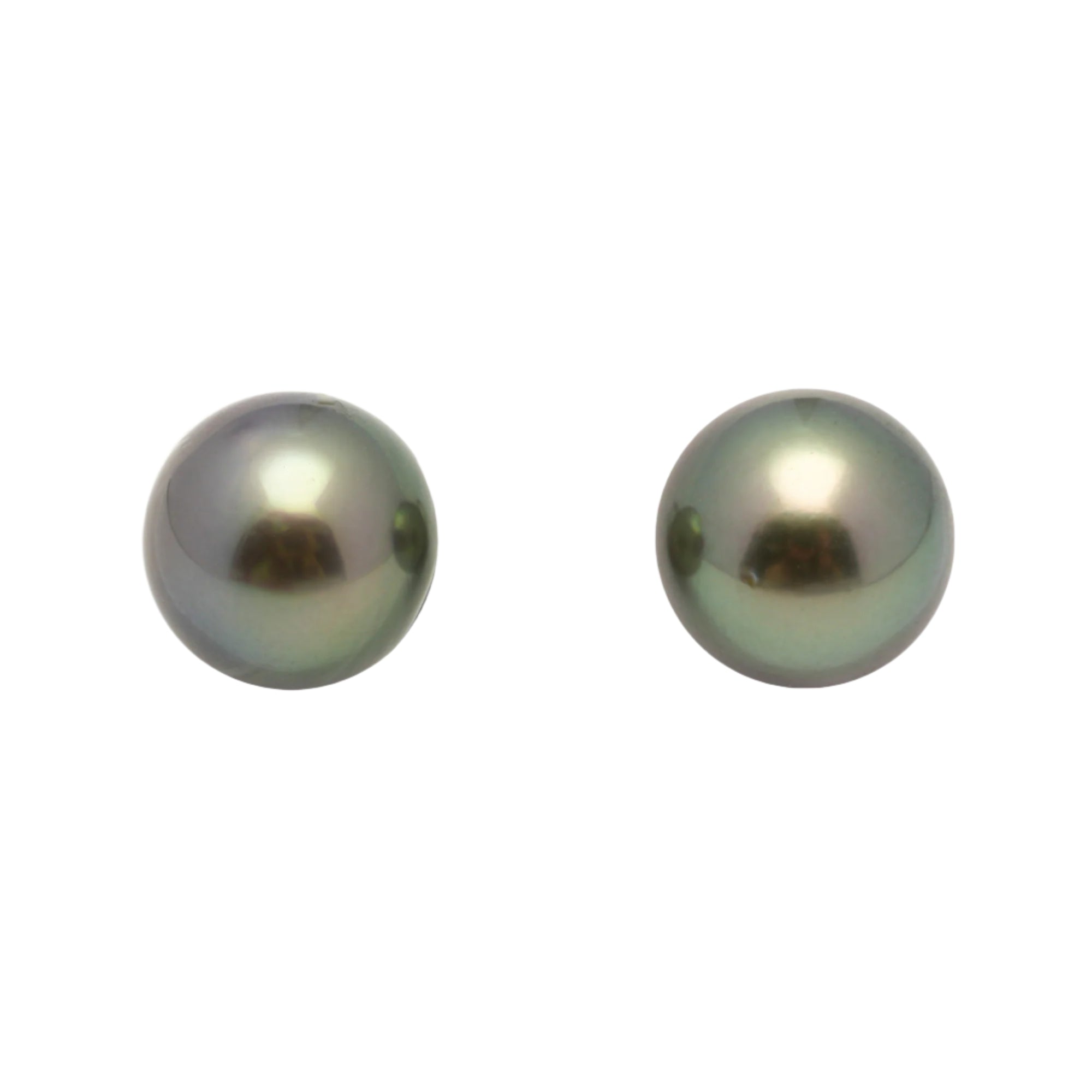 2pcs Light 12-12.2mm - RSR AA/AAA Quality Tahitian Pearl Pair ER1483 TH2