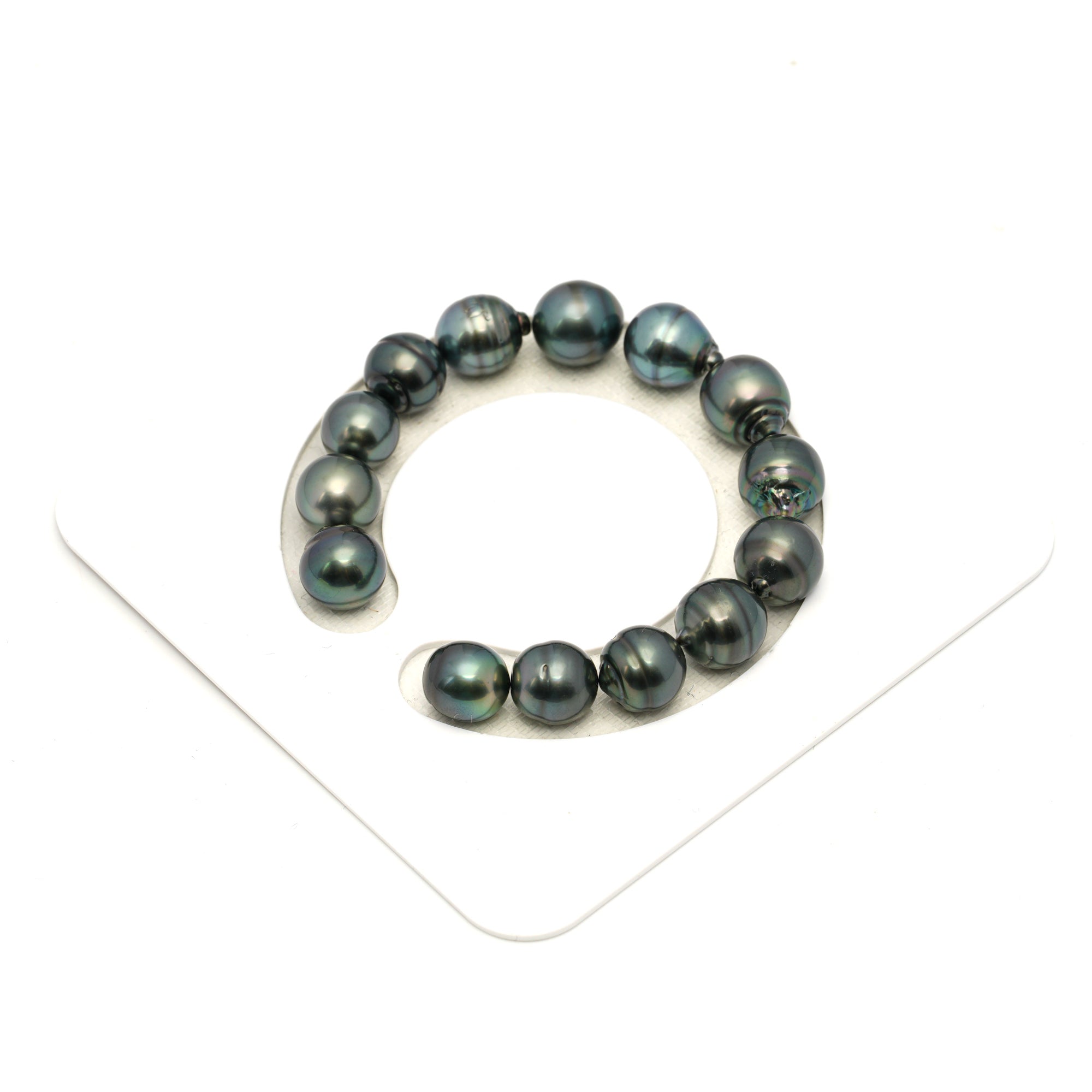 14pcs Mix 10-11mm - CL/SB AAA/AA Quality Tahitian Pearl Bracelet BR2460 LP1