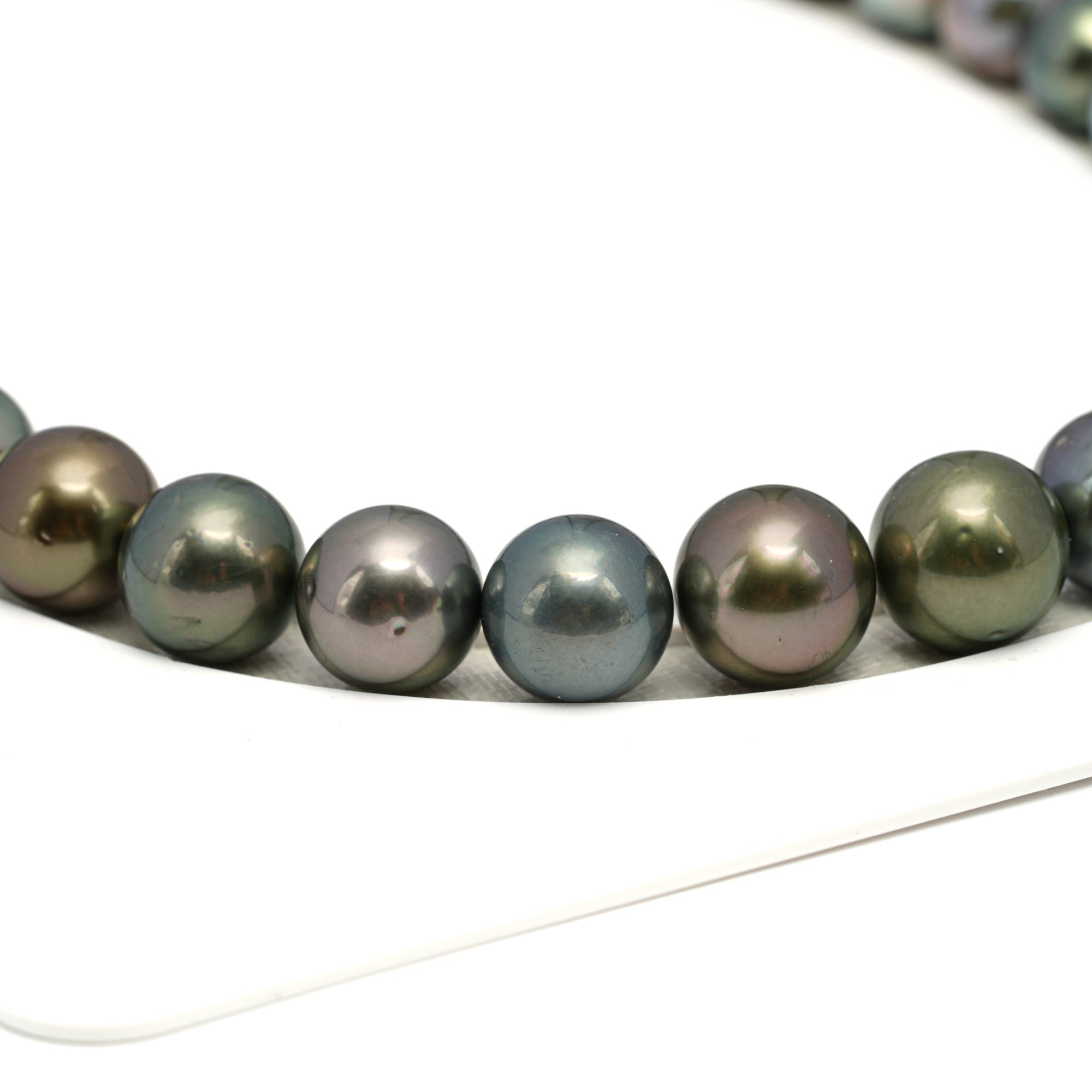 37pcs Multicolor 10-13mm - RSR AAA/AA Quality Tahitian Pearl Necklace NL1667 OR12