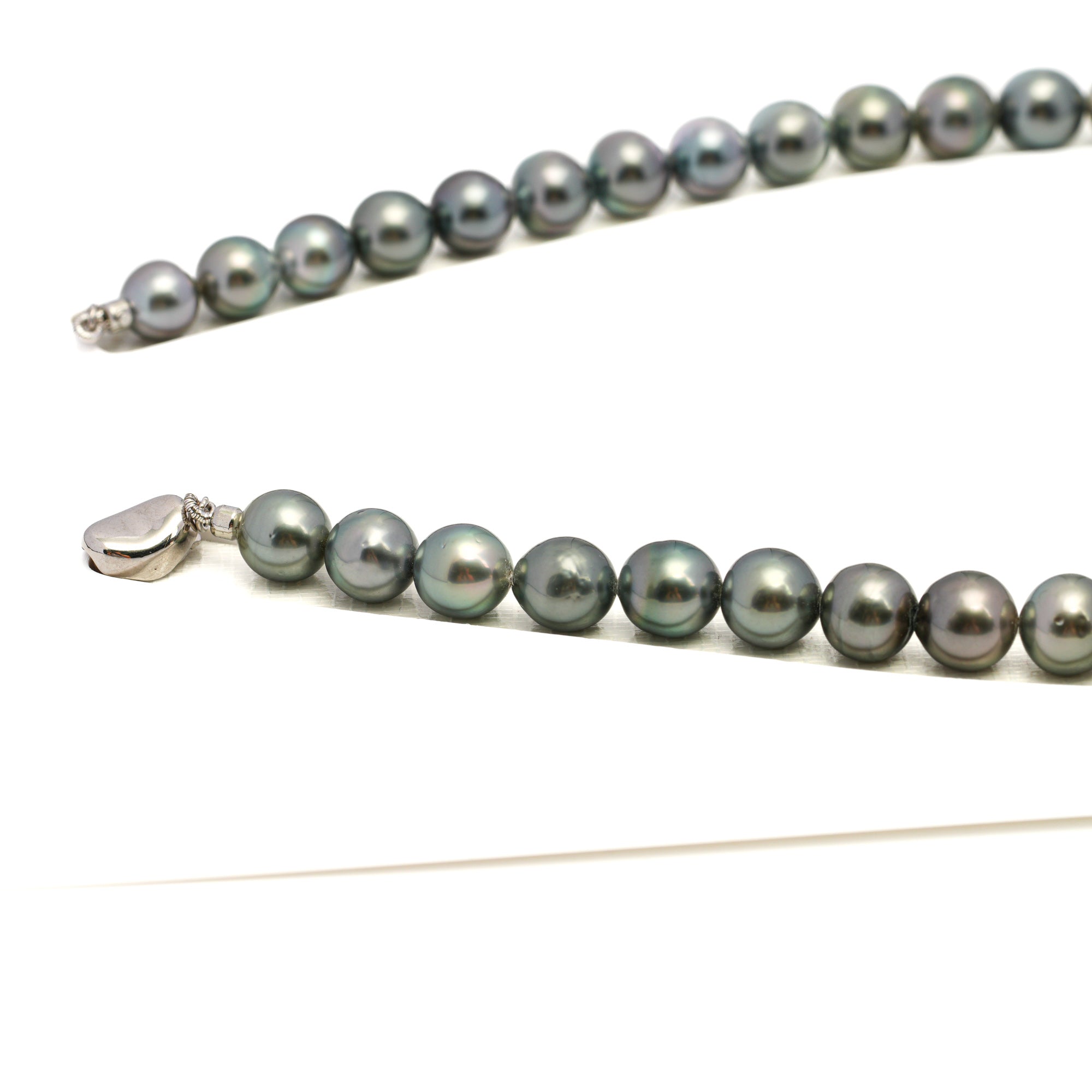 43pcs Multicolor 8-11mm - SB AAA/AA Quality Tahitian Pearl Drilled Necklace NL1736 WF1