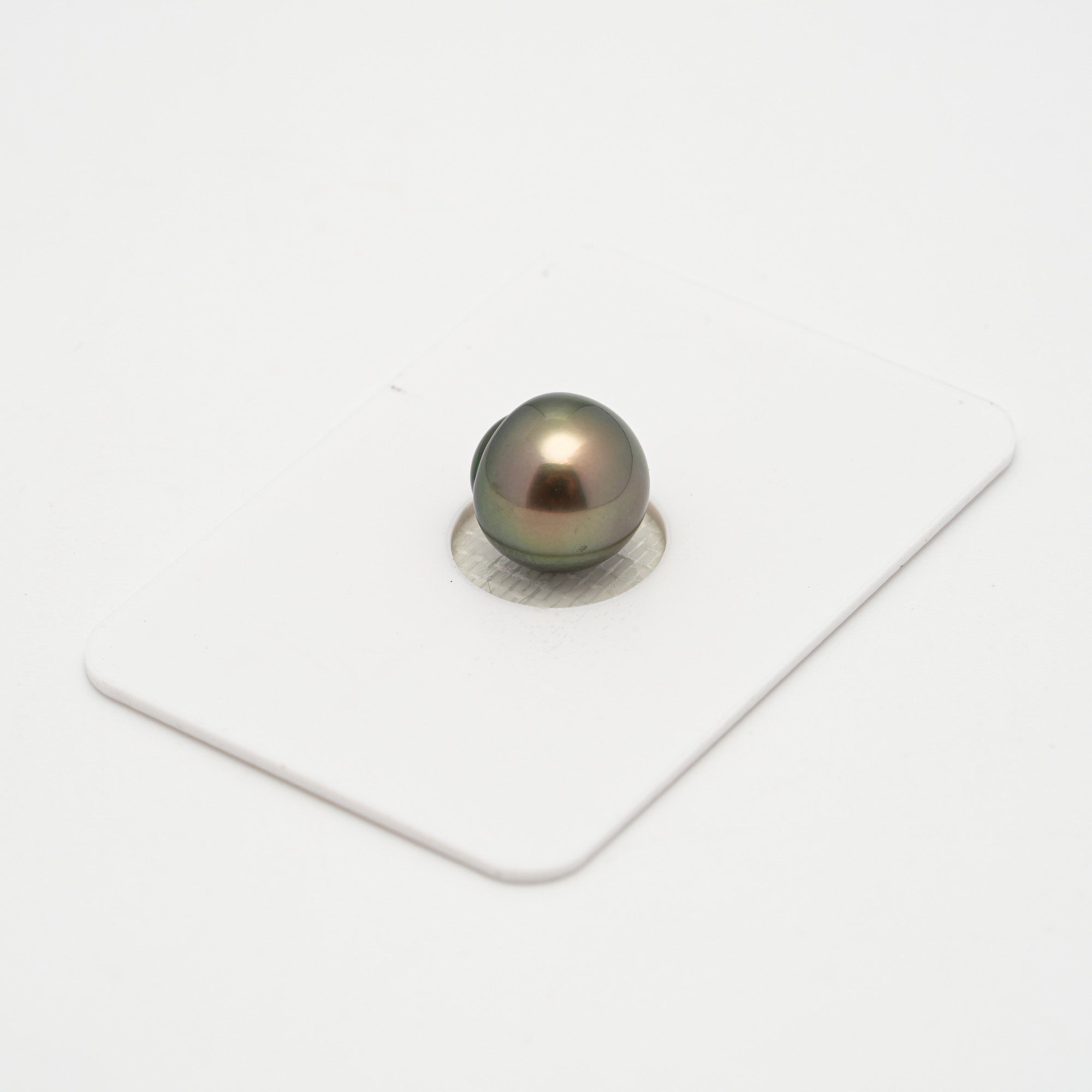 1pcs Olive Green 10.2mm - SB AAA Quality Tahitian Pearl Single LP2139 HL3