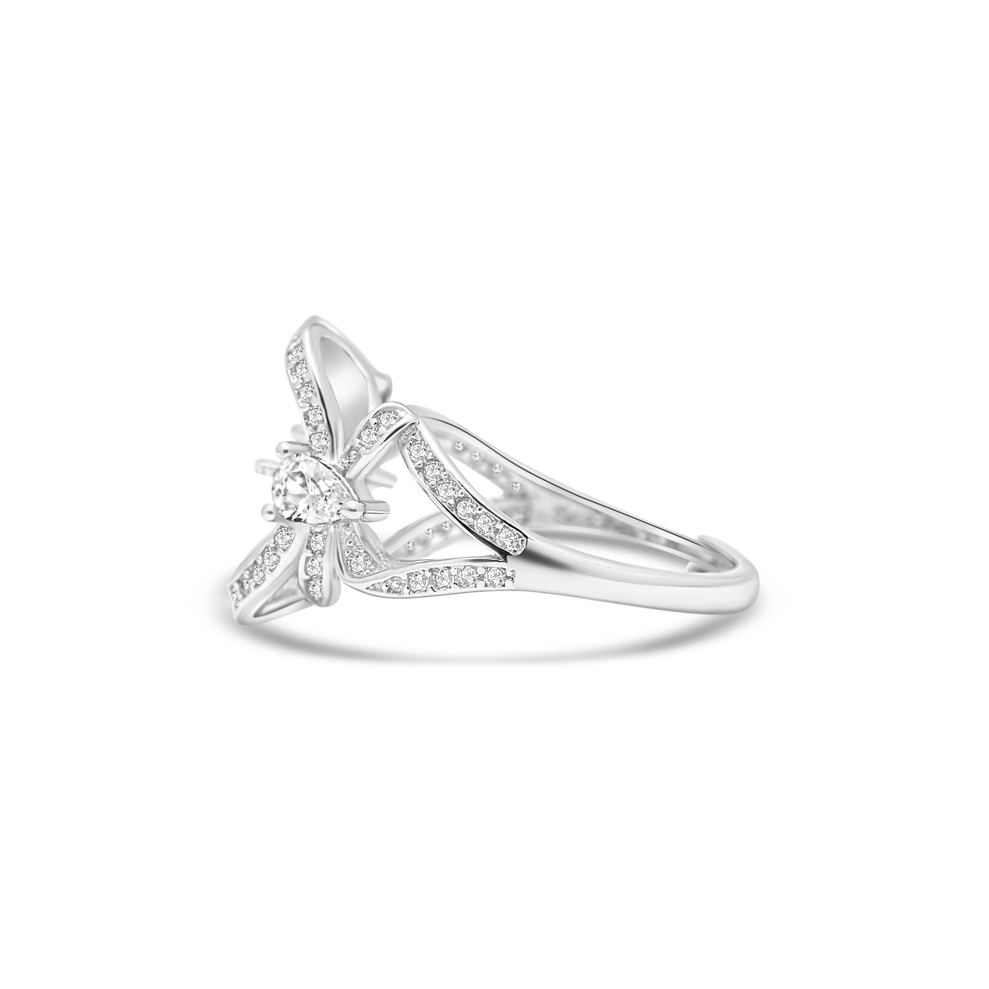 Adjustable Ring 925 Silver for pearl SC526