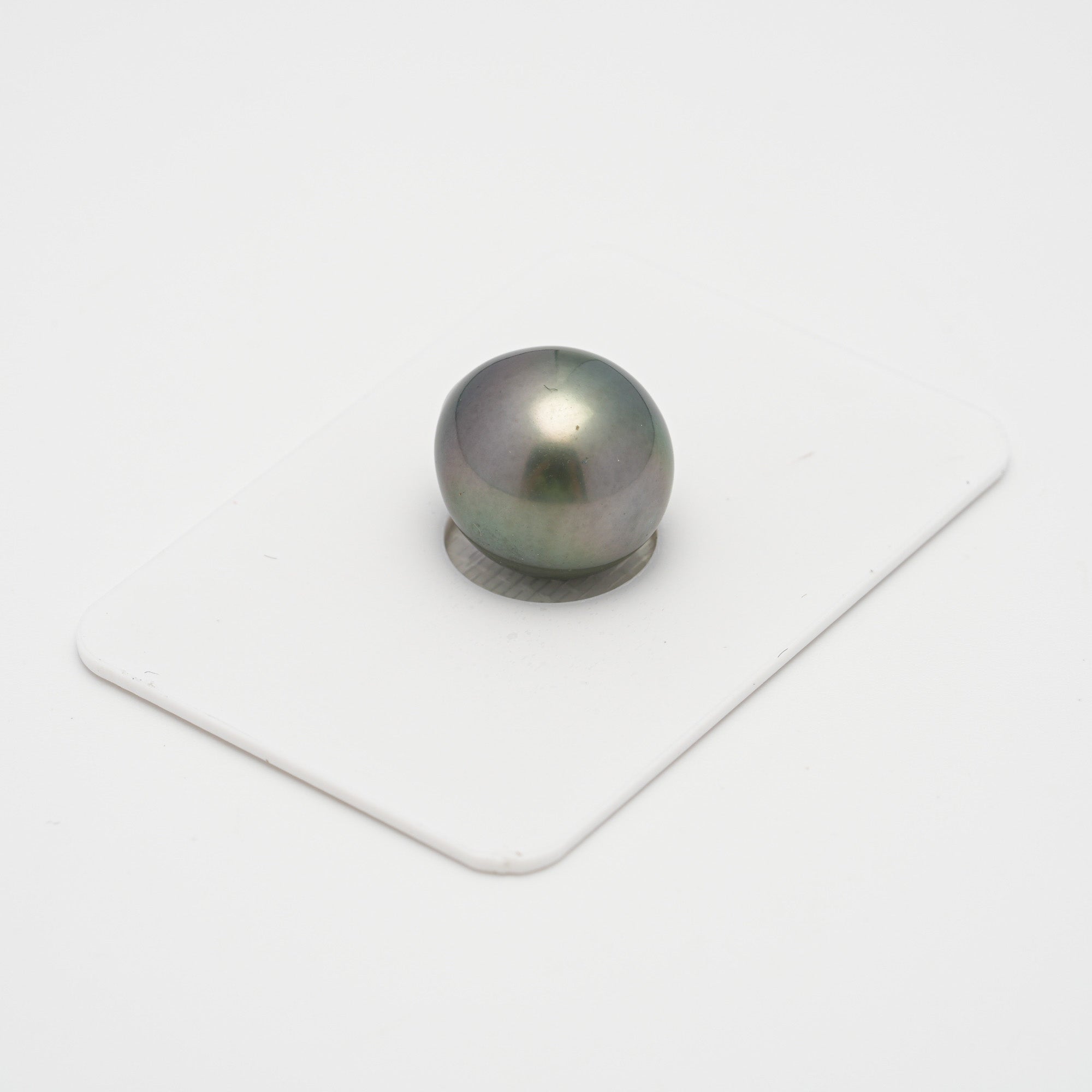 1pcs Green 13.1mm - DROP TOP Quality Tahitian Pearl Single LP1865 THMIX2.6