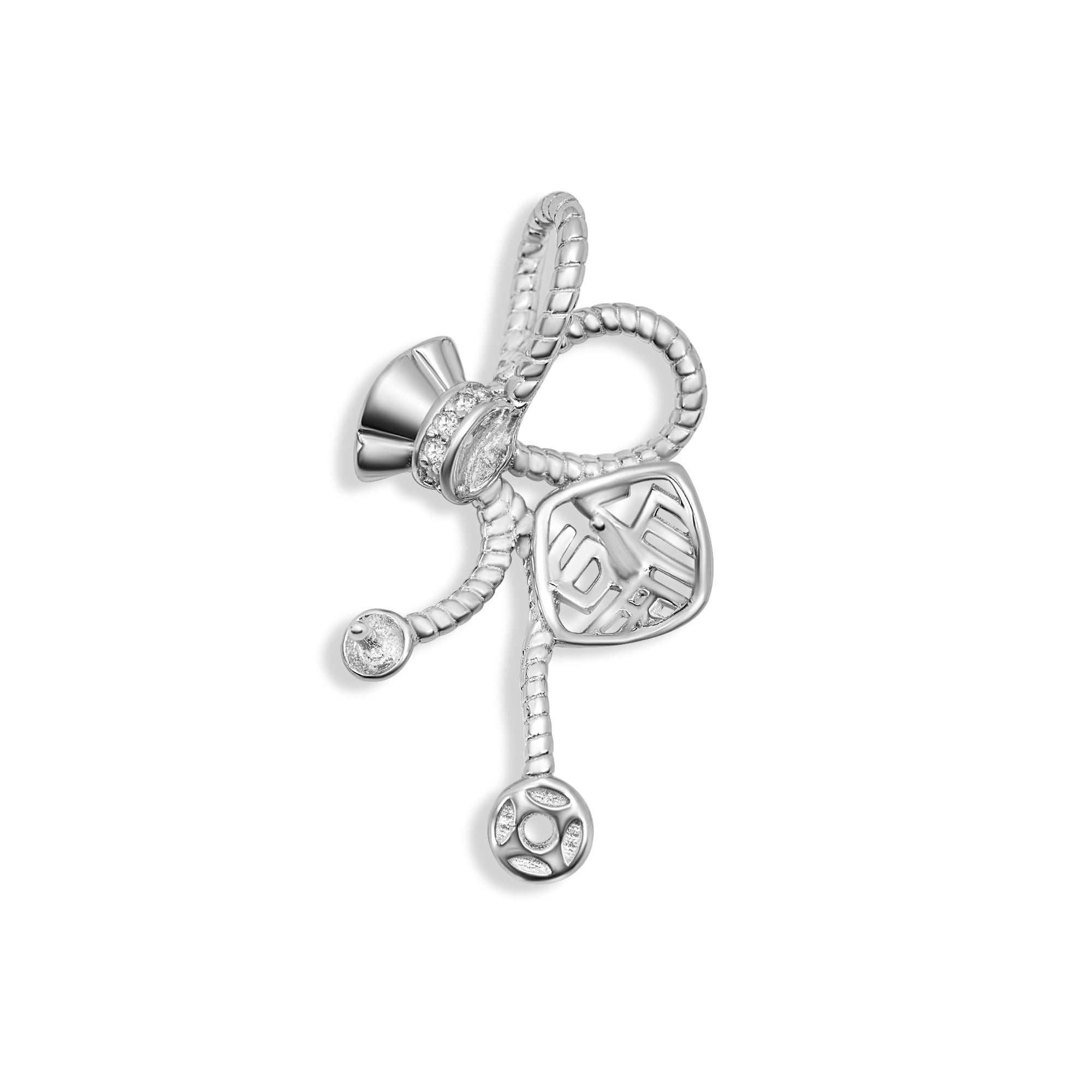 Pendant Clasp 925 Silver for Pearl SC530