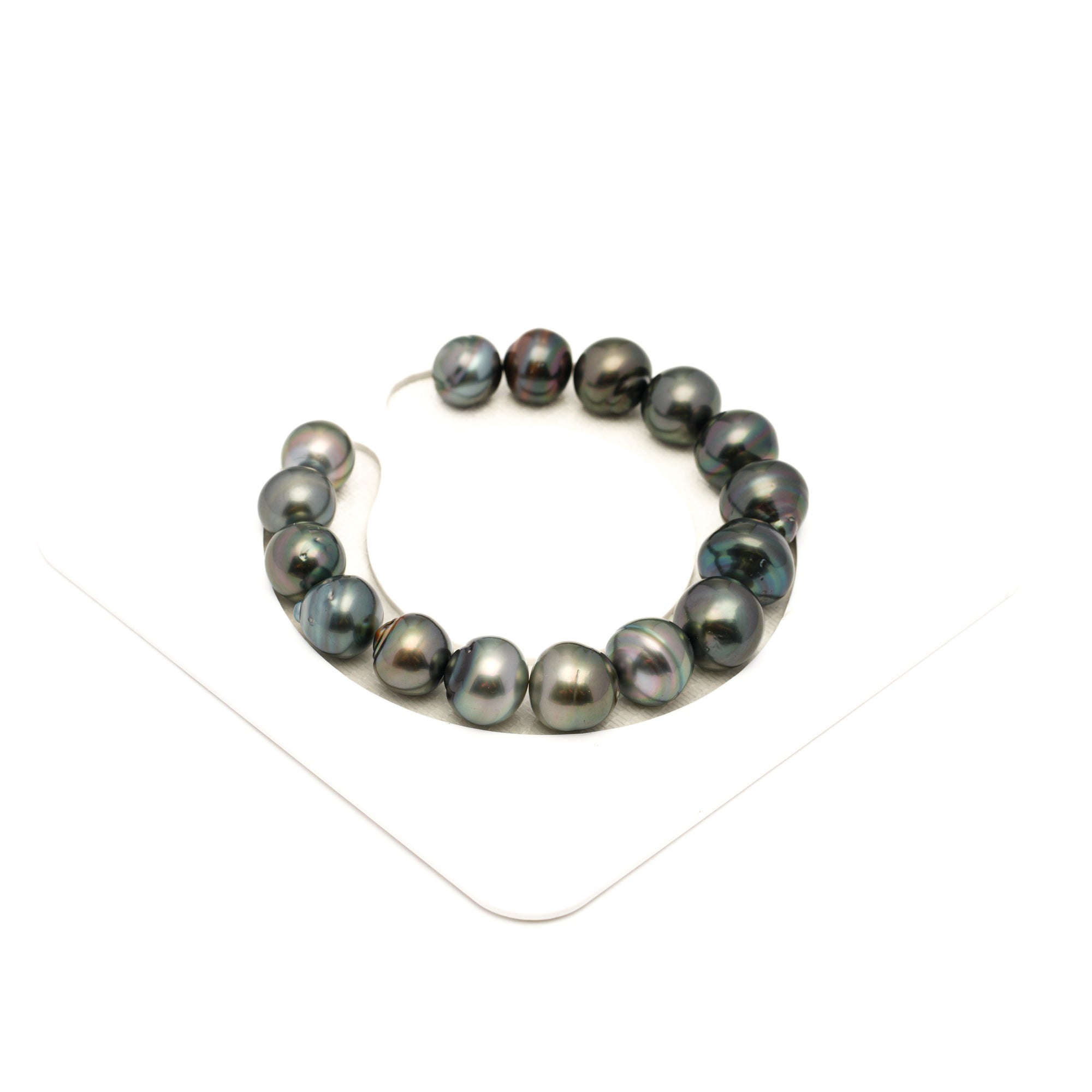 16pcs Mix 10-13mm - SB AAA/AA Quality Tahitian Pearl Bracelet BR2443 LP1