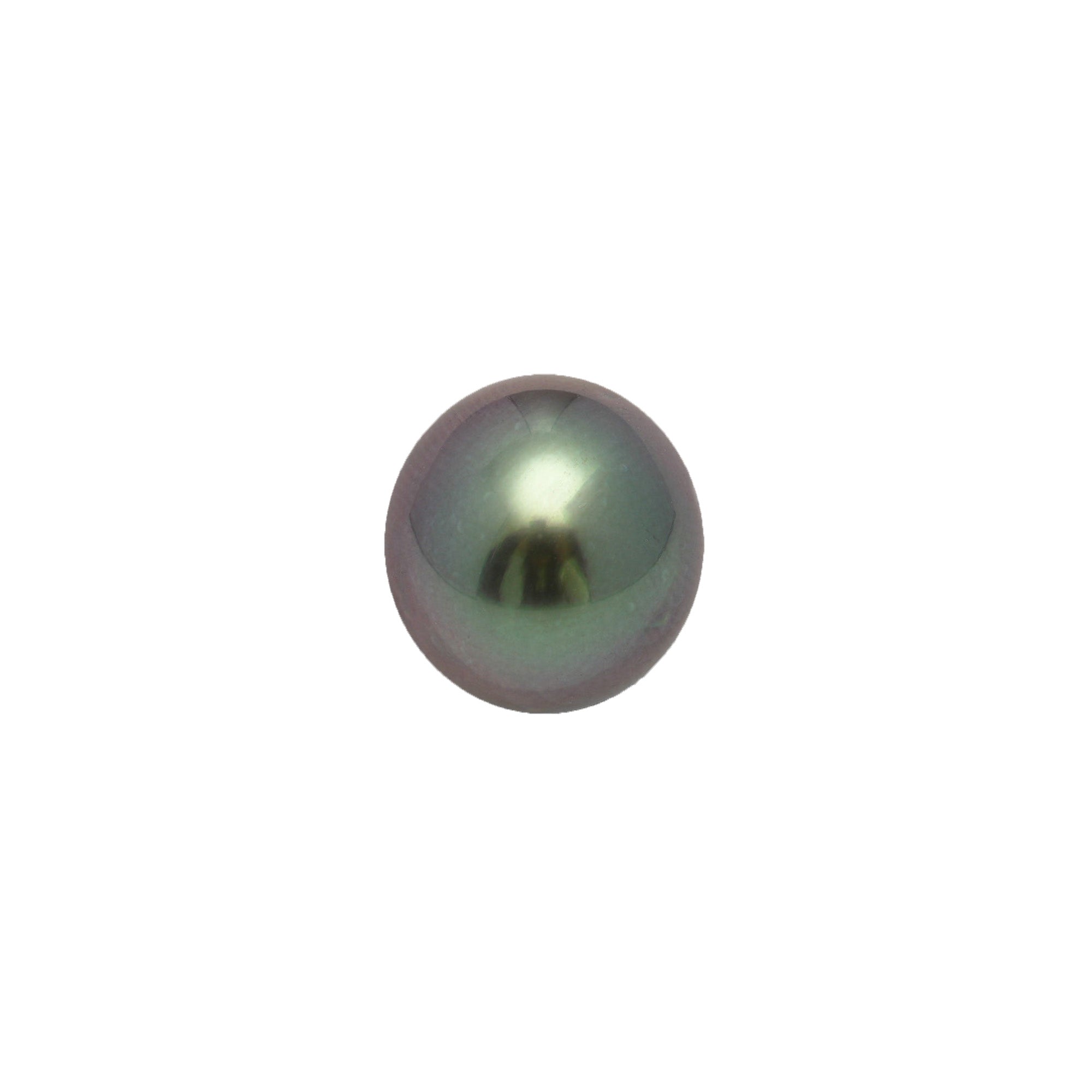 1pcs "High Luster" Aubergine 11.2mm - NR AA Quality Tahitian Pearl Single LP2230 OR12