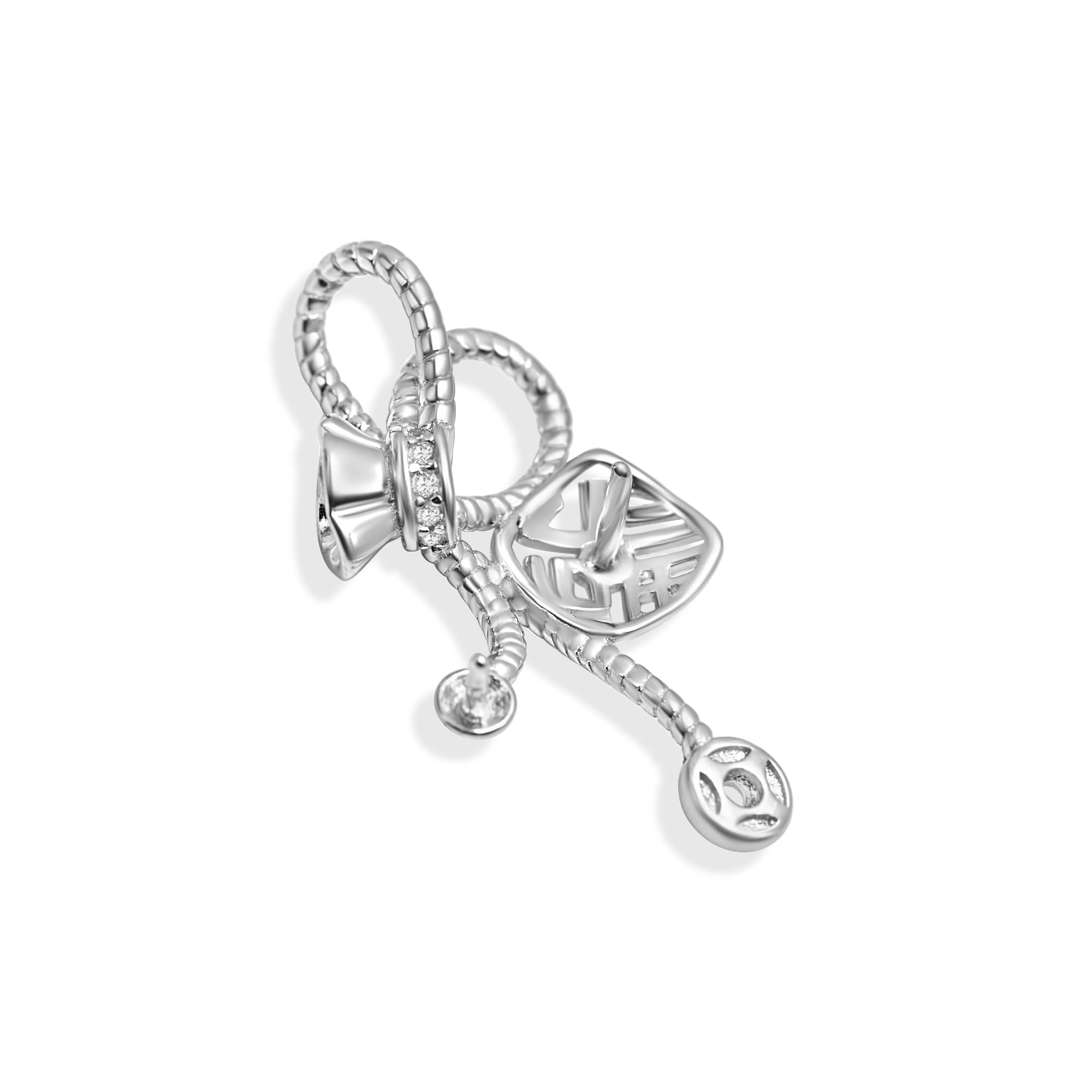 Pendant Clasp 925 Silver for Pearl SC530