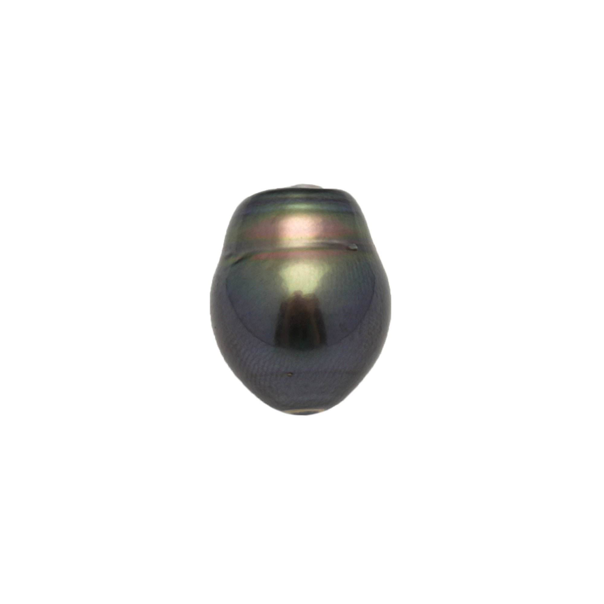 1pcs Green 13.6mm - SB AAA Quality Tahitian Pearl Single LP2367 THMIX4