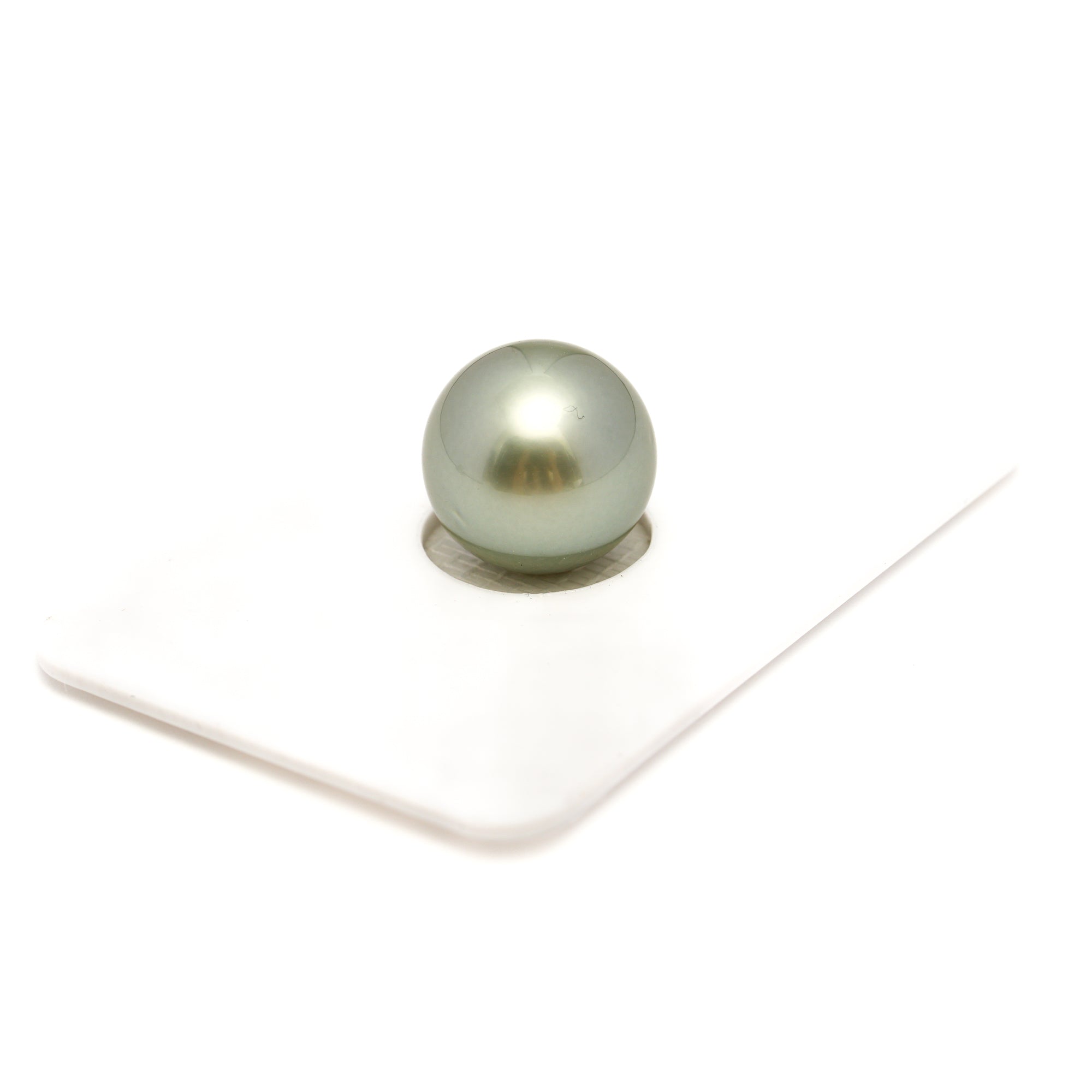1pcs Light Green 12.6mm - SR AAA/AA Quality Tahitian Pearl Single LP2401 OR6