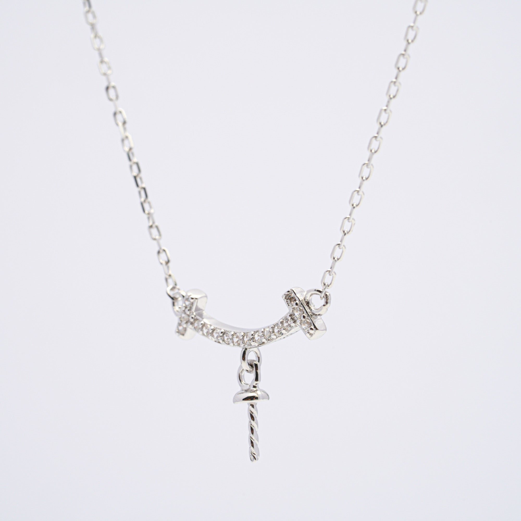 Pendant Chain 925 Silver for pearl SC312