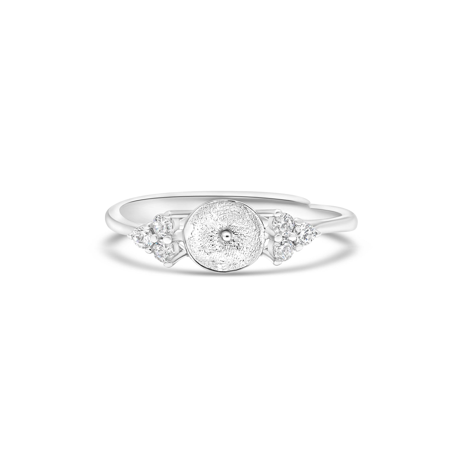 Adjustable Ring 925 Silver for pearl SC337/SC337G