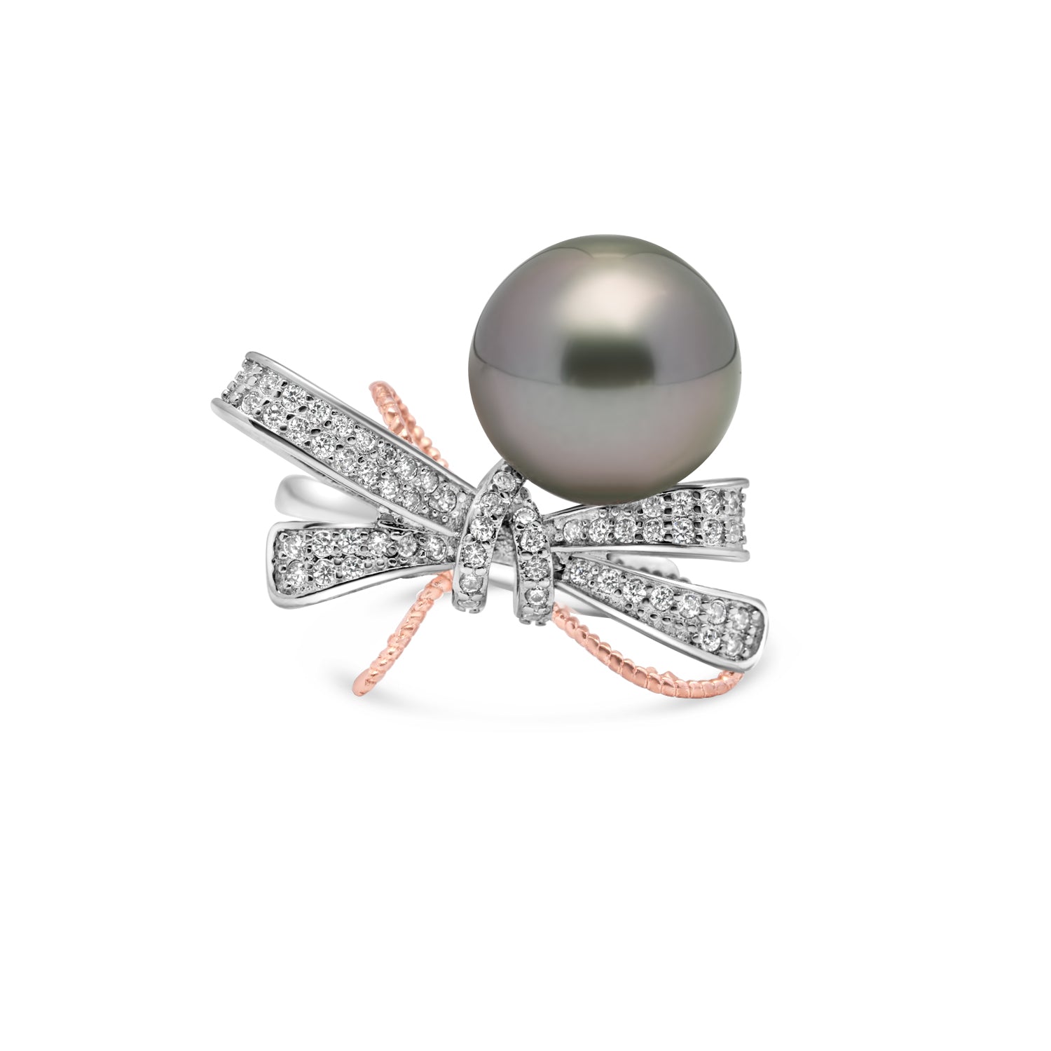 "Signature" Tahitian Pearl Ring SHM1395 OR11