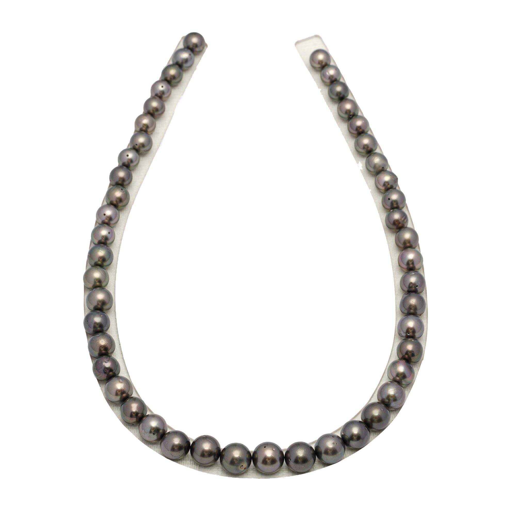 47pcs Green Mix 8-11mm - SR AA Quality Tahitian Pearl Strands NL1580 CMP4