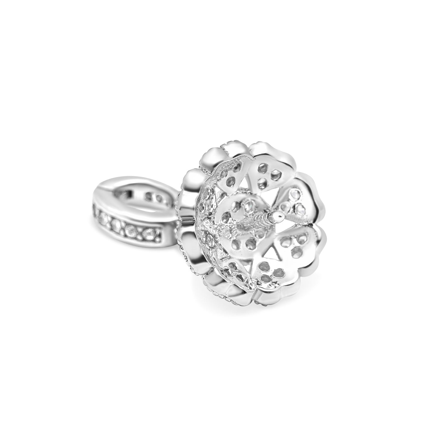 Pendant Clasps 925 Silver for pearl SC268/SC268G