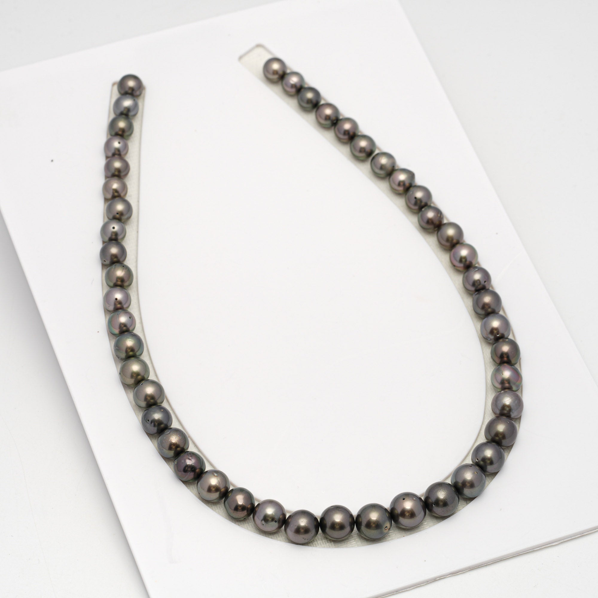 47pcs Green Mix 8-11mm - SR AA Quality Tahitian Pearl Strands NL1580 CMP4