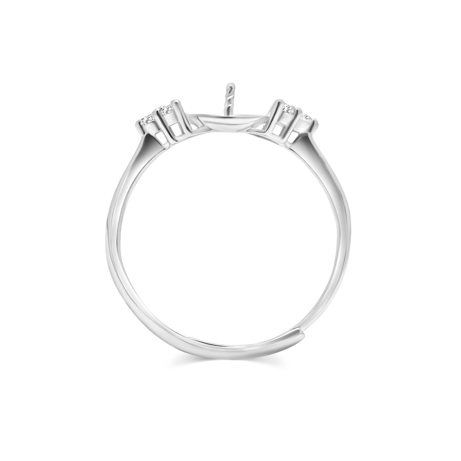 Adjustable Ring 925 Silver for pearl SC337/SC337G