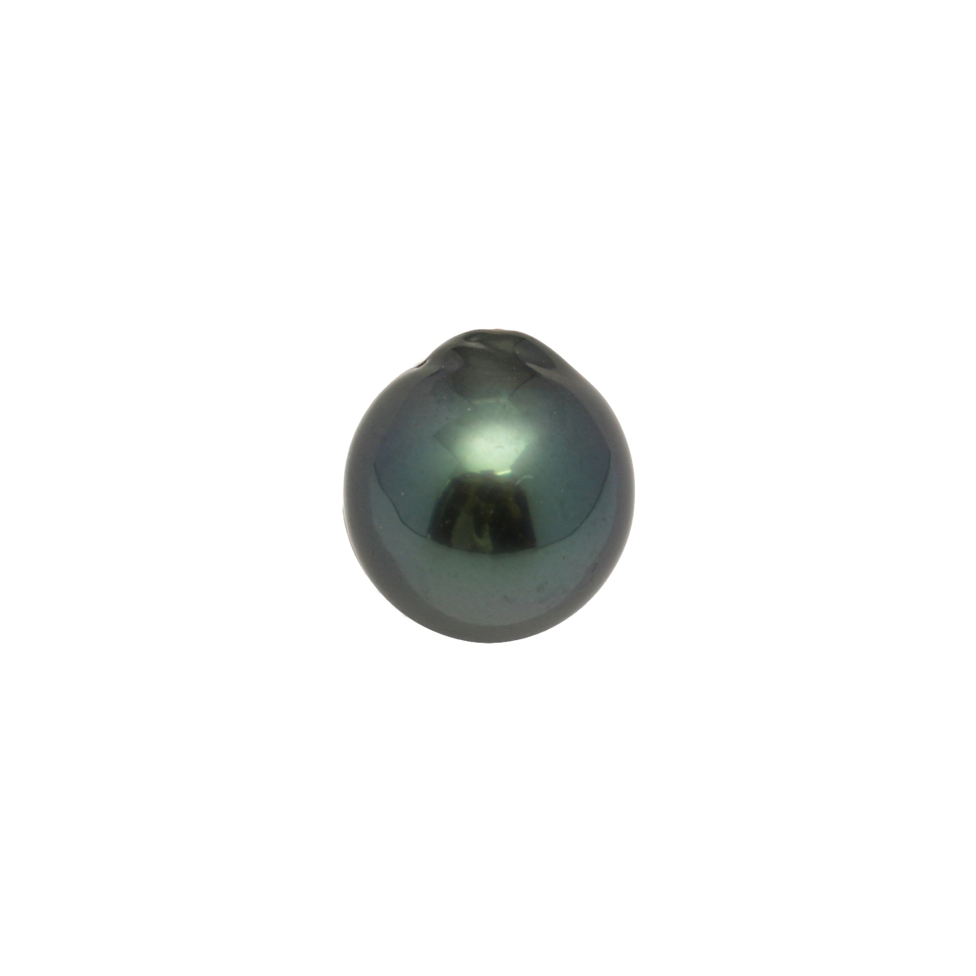 1pcs "High Luster" Dark Green 12.4mm - SB AAA/TOP Quality Tahitian Pearl Single LP2427 LP1
