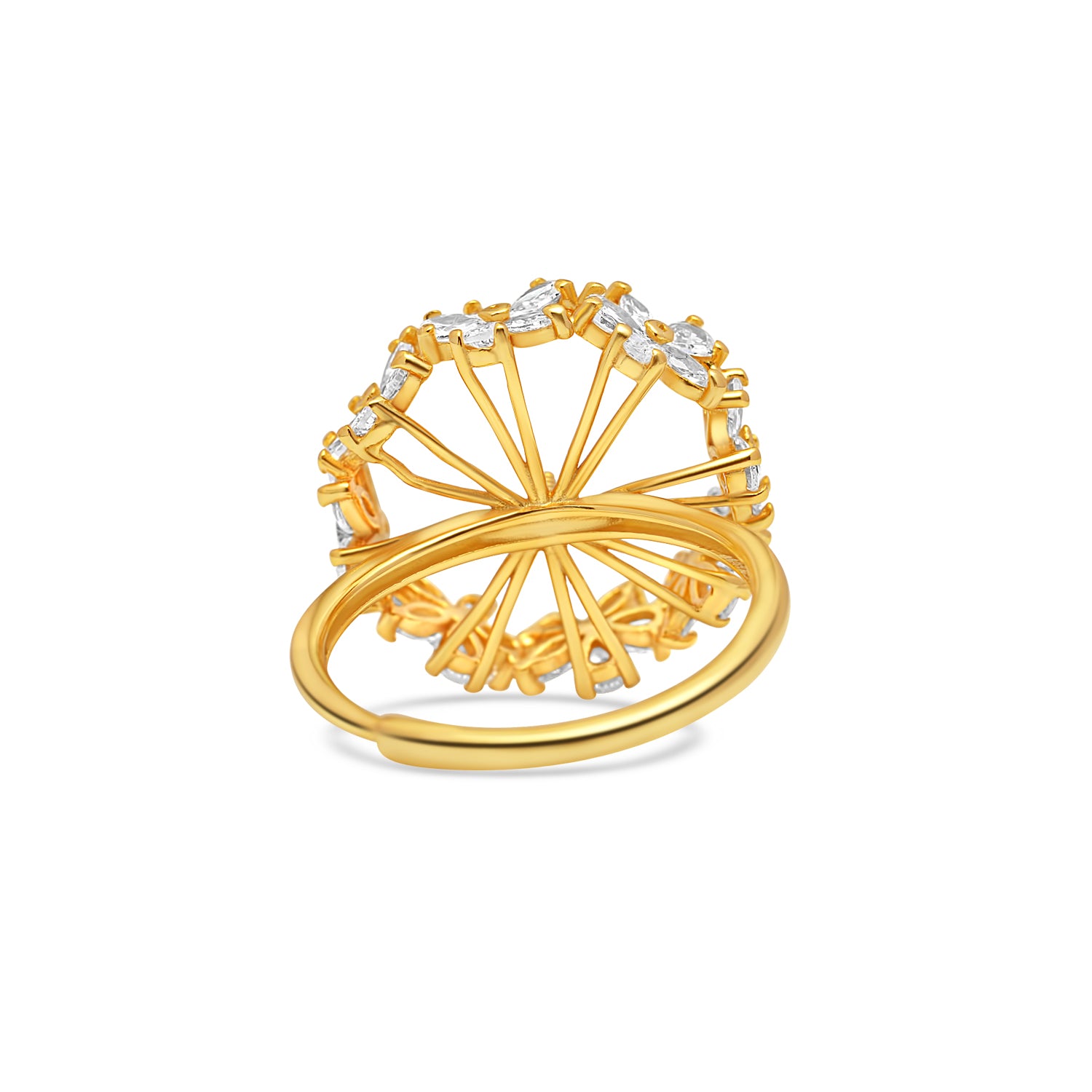 Adjustable Ring 925 Silver for pearl SC385G
