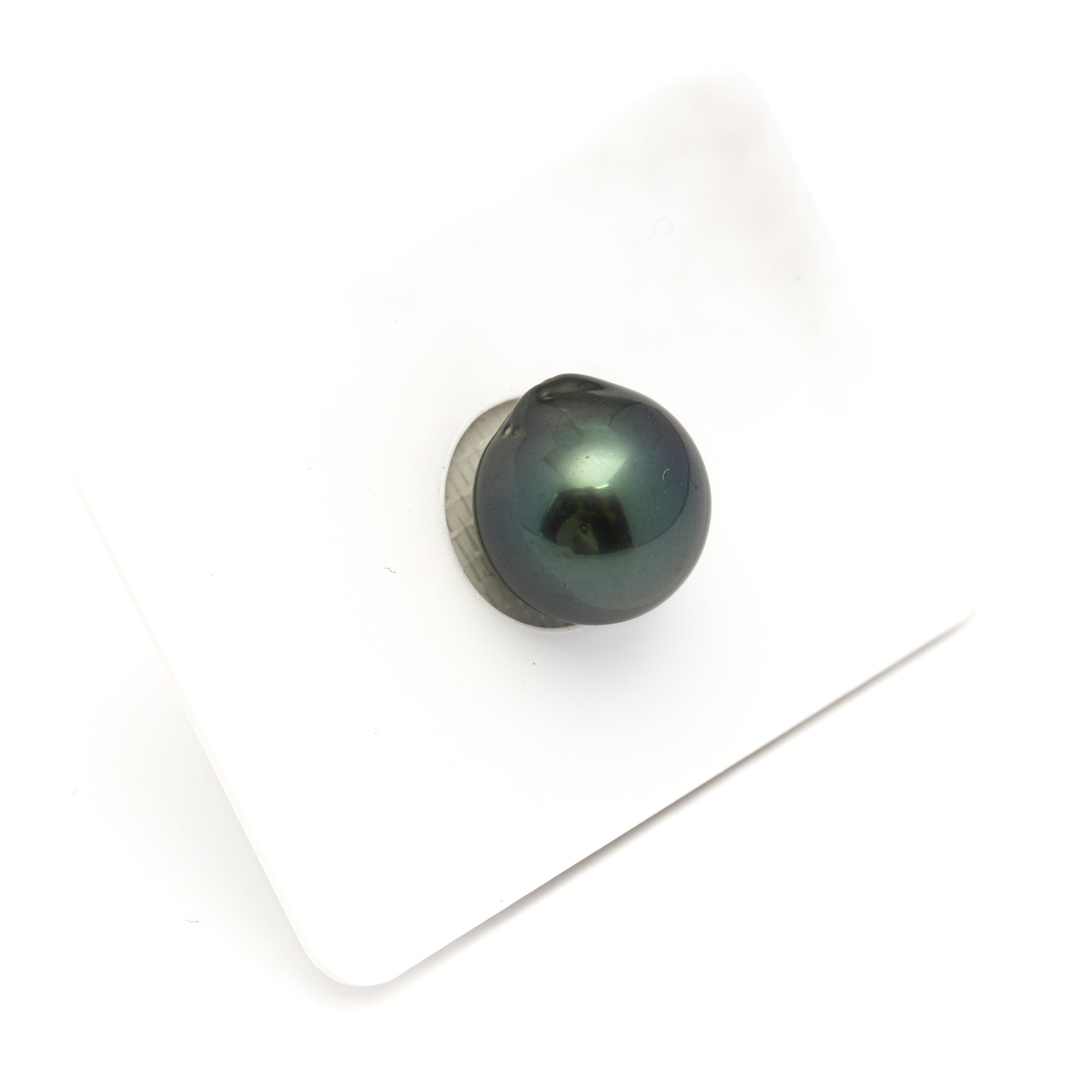 1pcs "High Luster" Dark Green 12.4mm - SB AAA/TOP Quality Tahitian Pearl Single LP2427 LP1