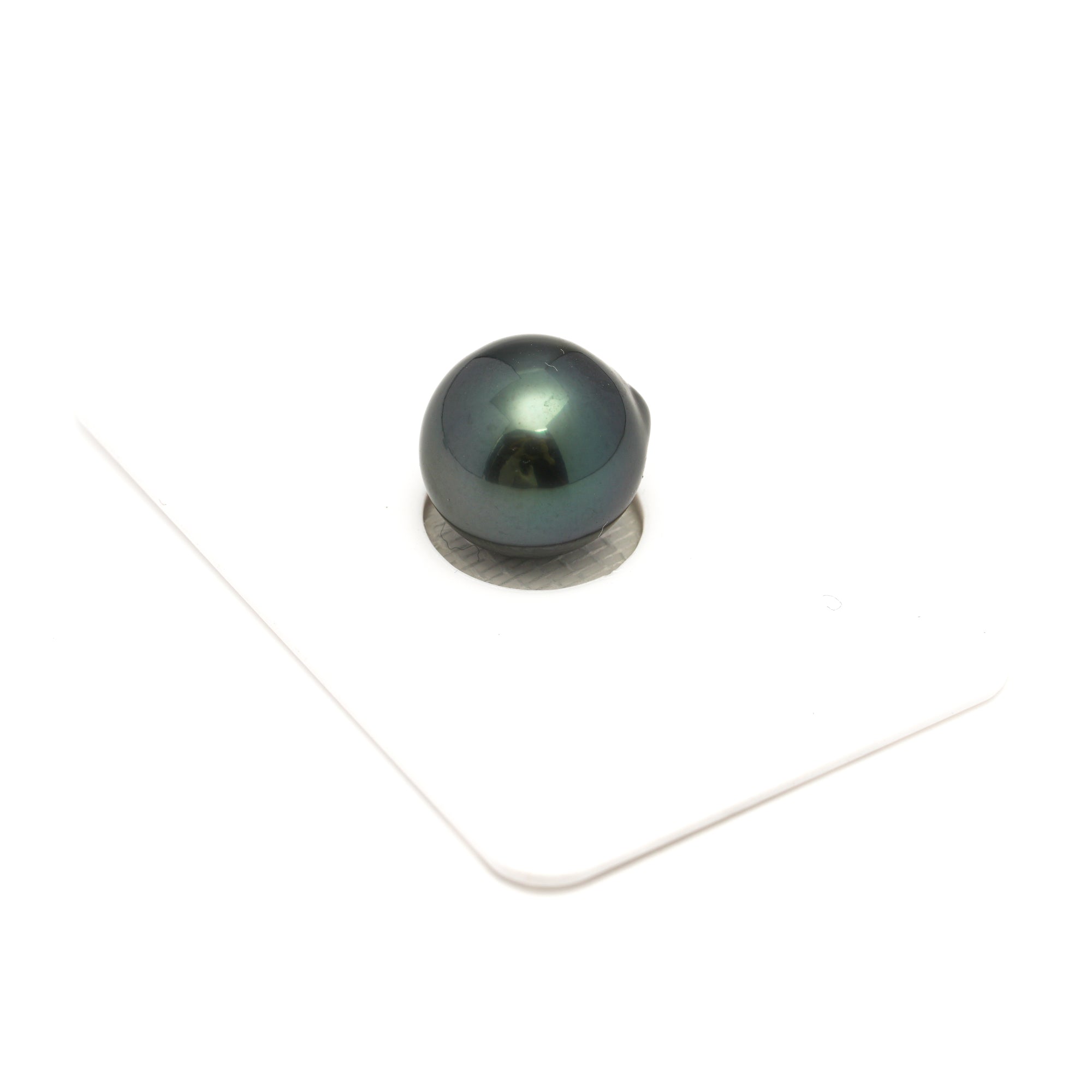 1pcs "High Luster" Dark Green 12.4mm - SB AAA/TOP Quality Tahitian Pearl Single LP2427 LP1