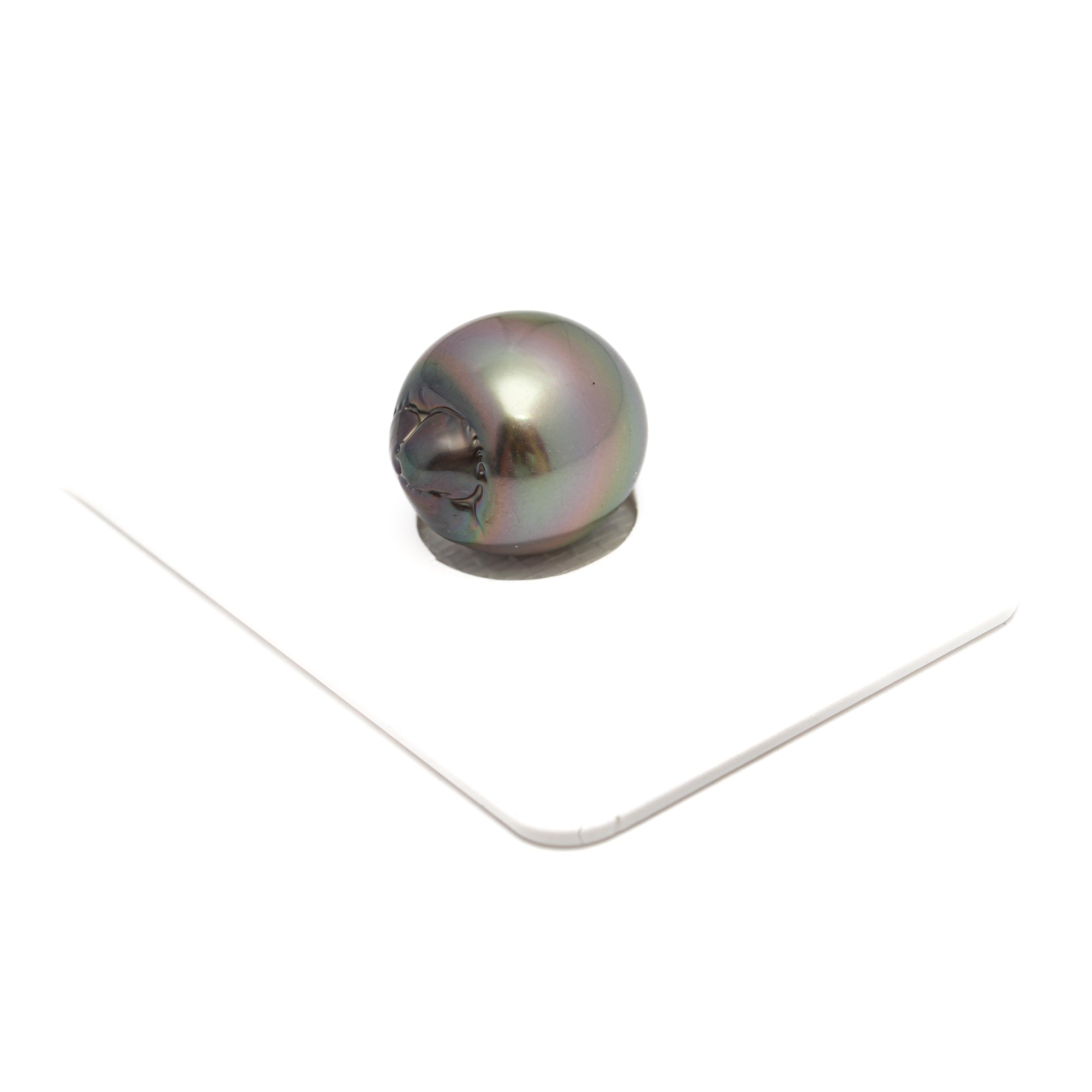 1pcs Light Green 13.3mm - SB AAA/AA Quality Tahitian Pearl Single LP2345 CMP10