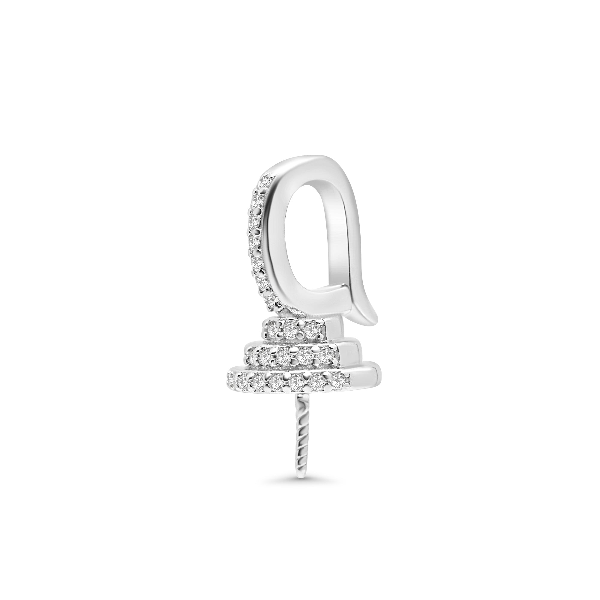 Pendant Clasp 925 Silver for Pearl SC458