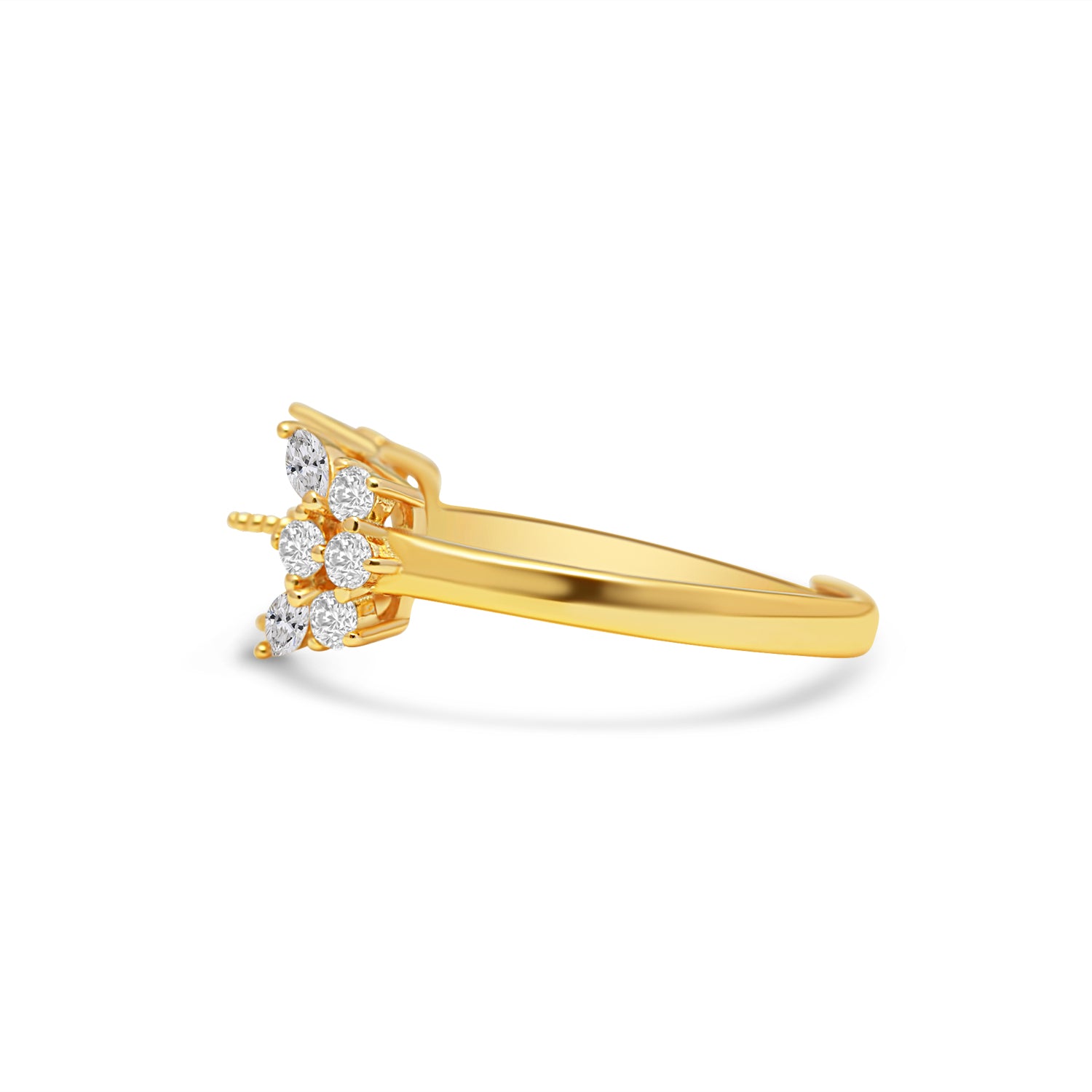 Adjustable Ring 925 Silver for pearl SC386G/ SC386