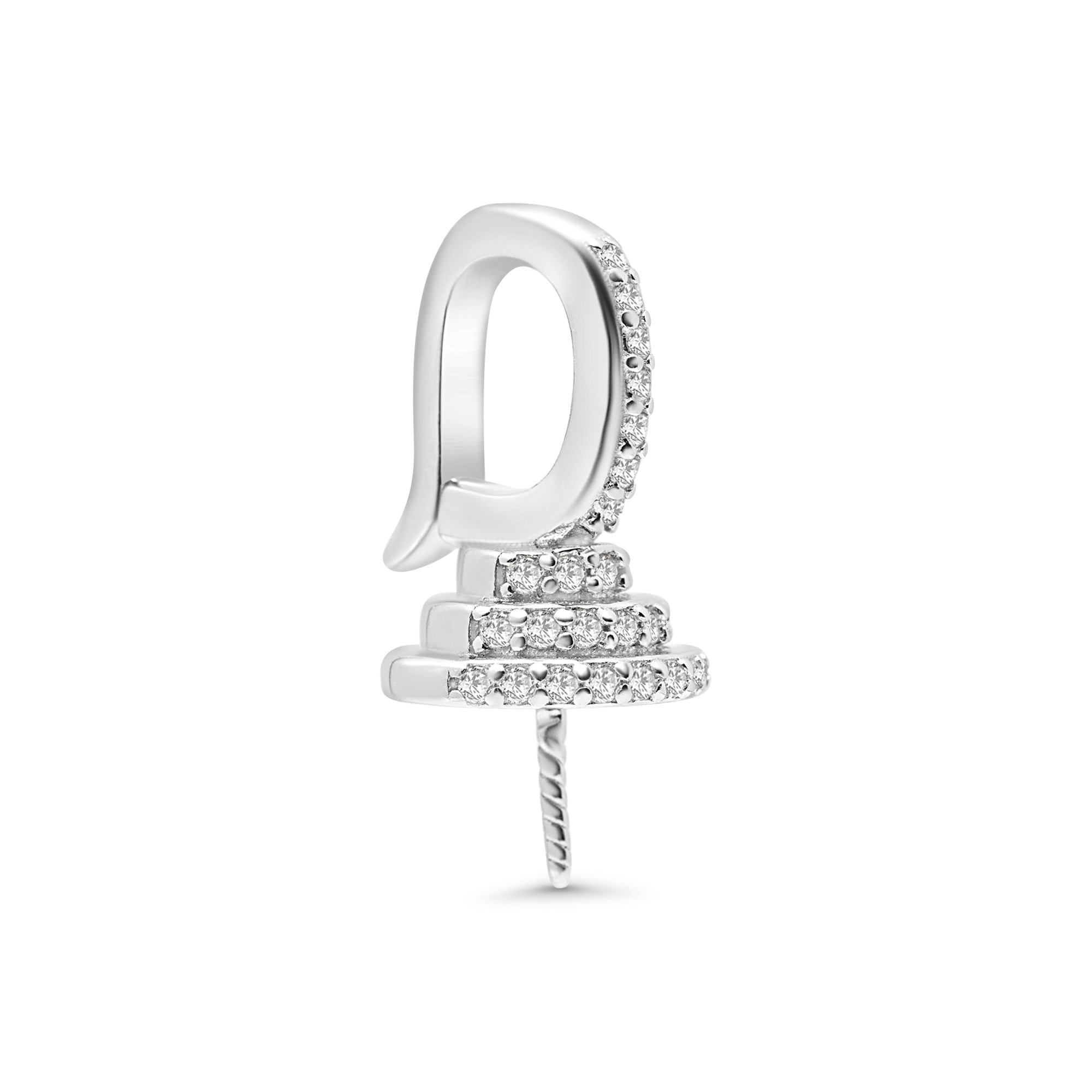 Pendant Clasp 925 Silver for Pearl SC458