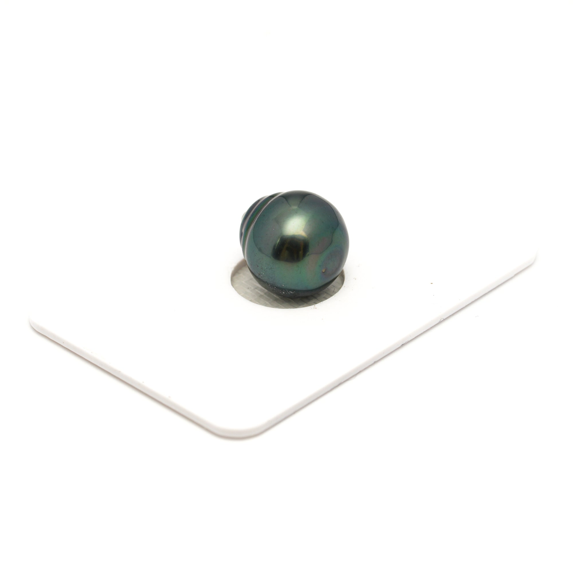 1pcs "High Luster" Blue Green 11.5mm - CL/SB AAA Quality Tahitian Pearl Single LP2389 TH5