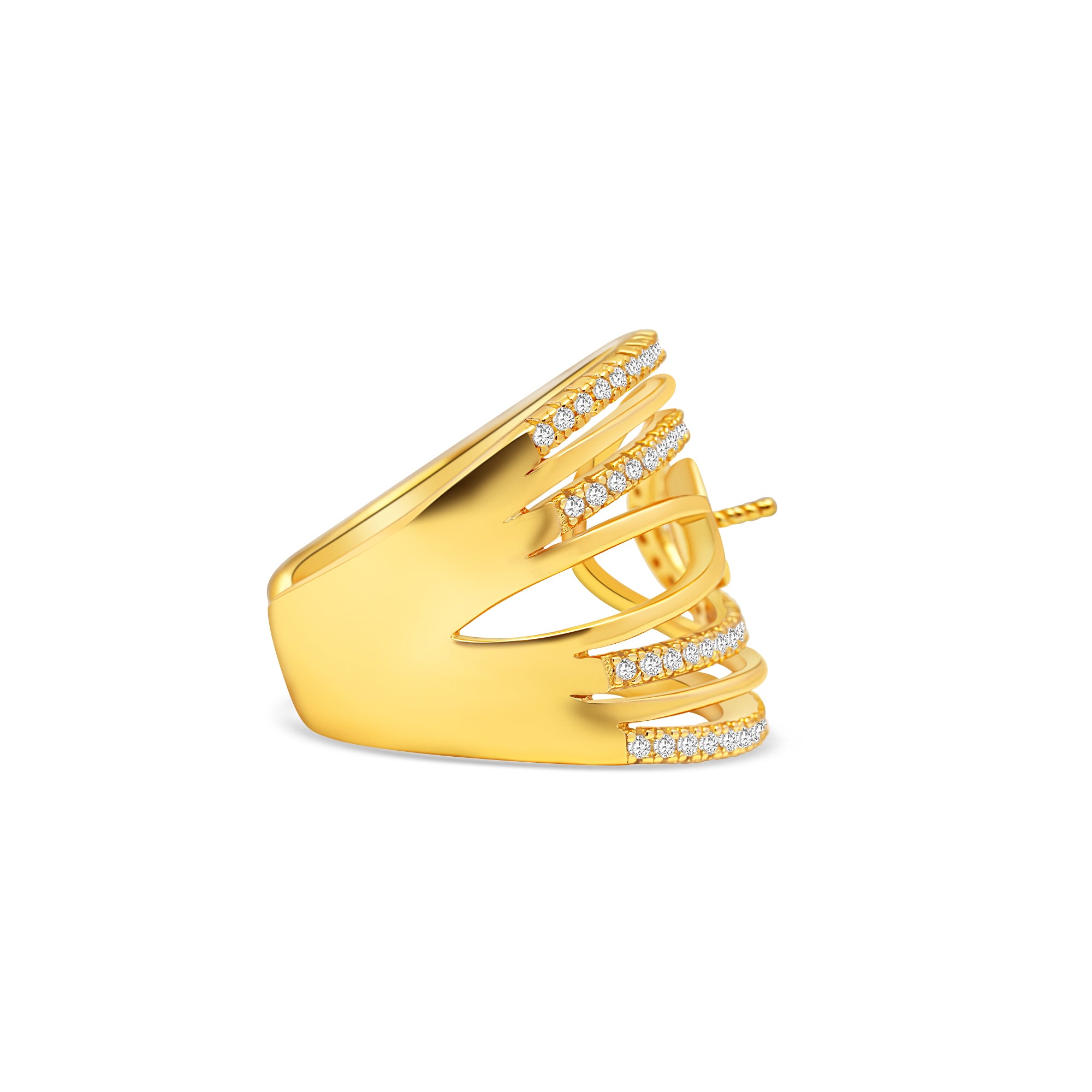 Adjustable Ring 925 Silver for pearl SC476G