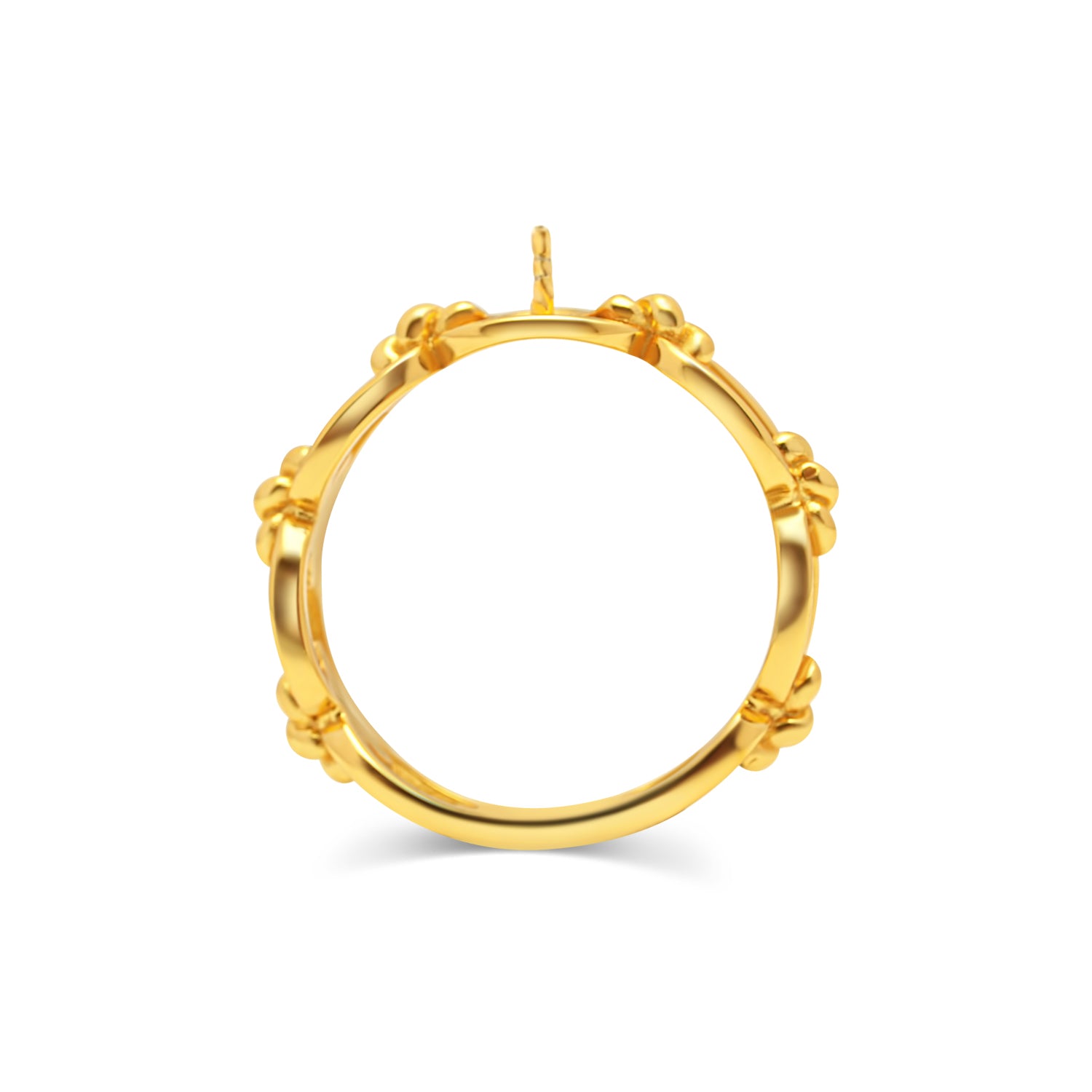 Adjustable Ring 925 Silver for pearl SC400G
