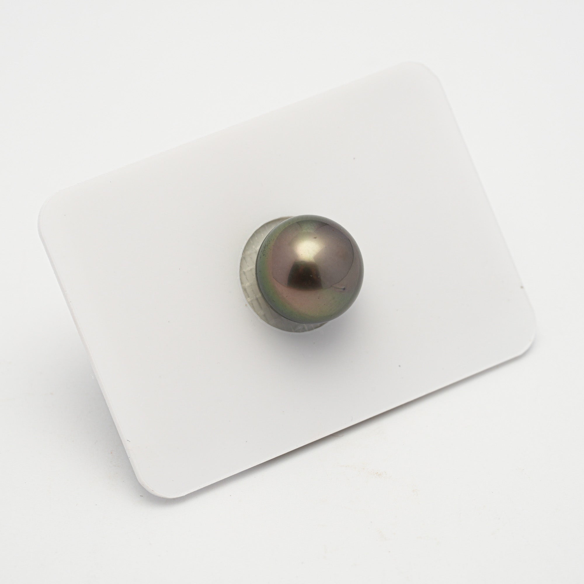1pcs Olive Green 11.3mm - NR AA Quality Tahitian Pearl Single LP2204 HL3