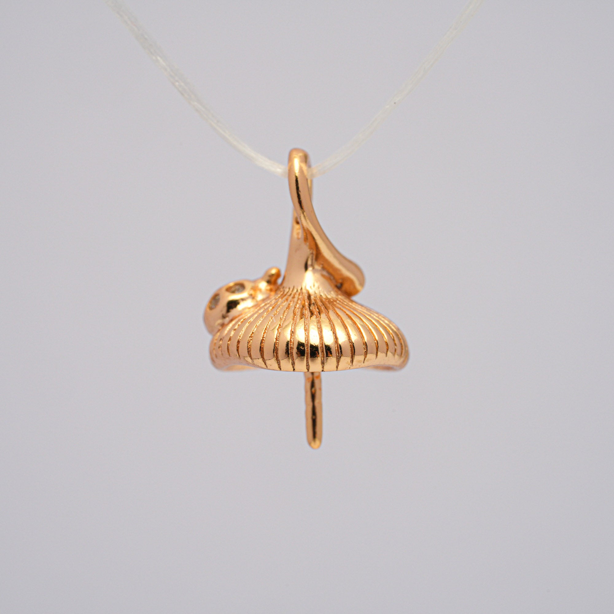 Pendant Clasp 925 Silver for Pearl SC452G/SC452